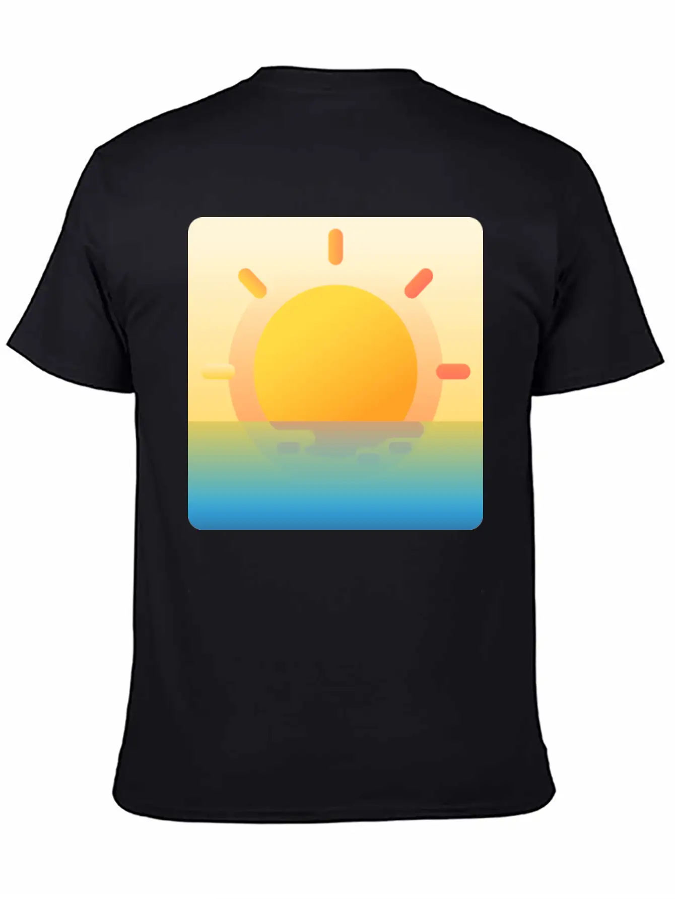 022 Sunrise Unisex Casual T-Shirt – Clean Design For Daily Comfort