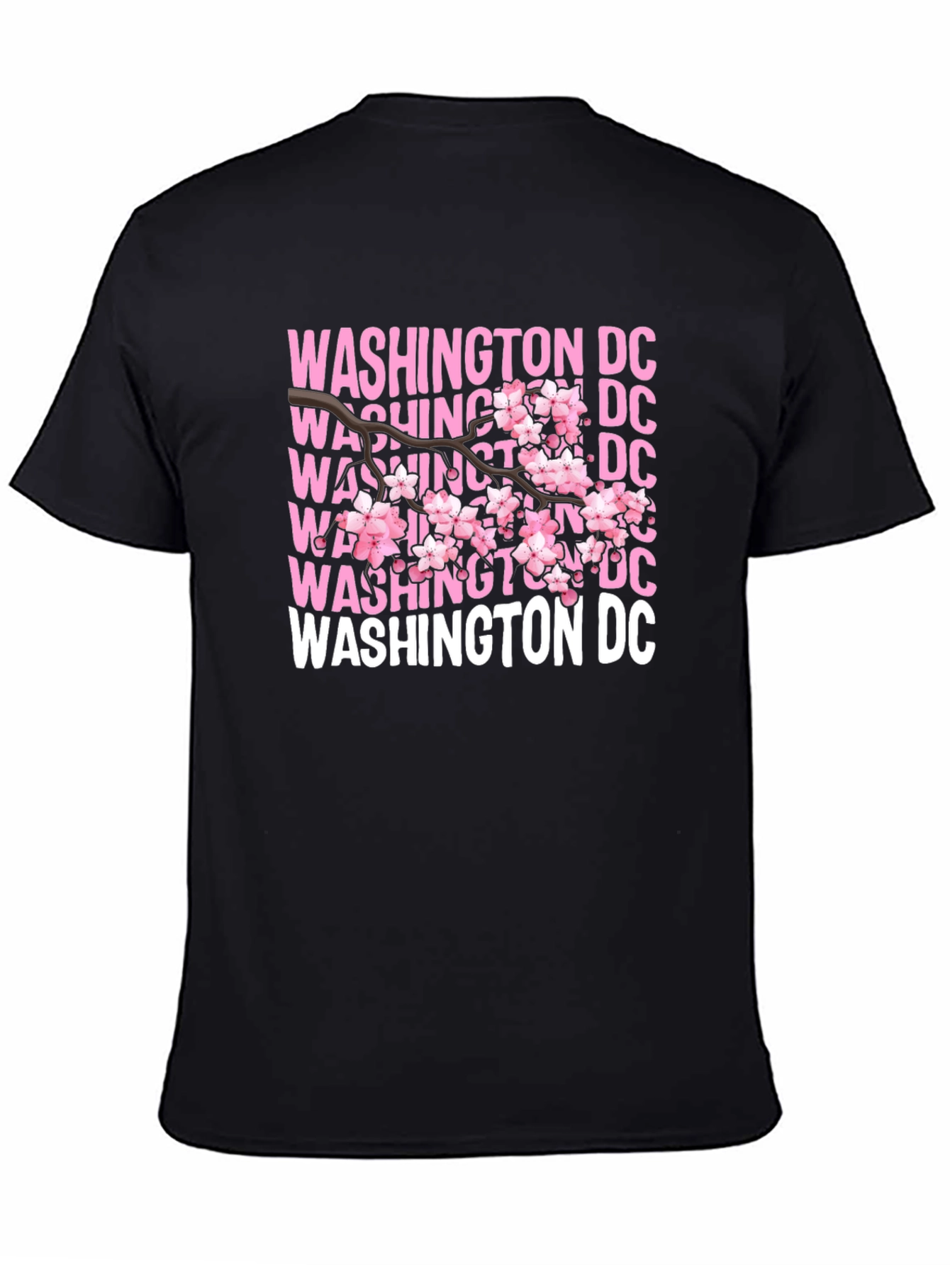 Washington DC Cherry Blossom Graphic T-Shirt