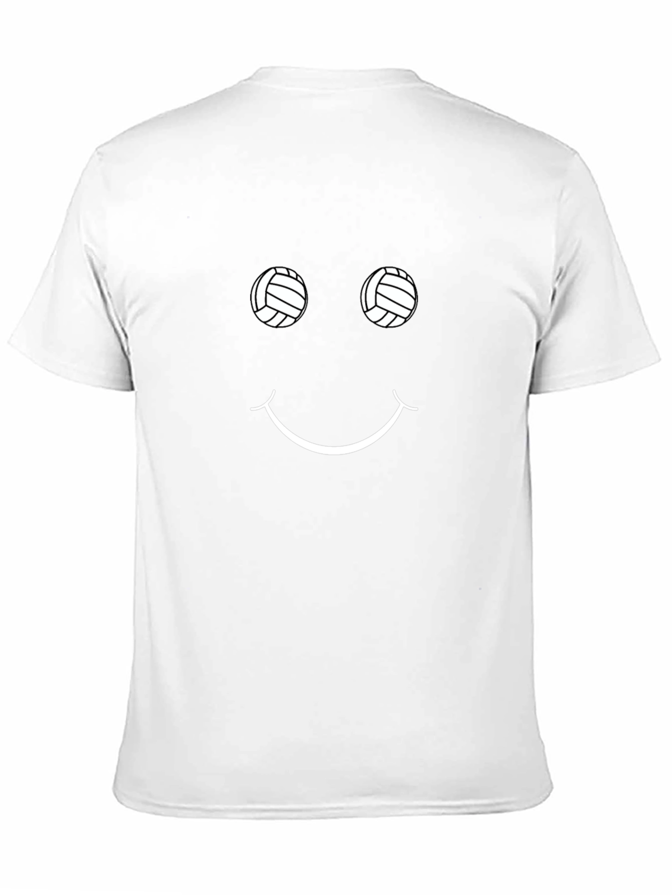 Volleyball Smiley Face Graphic Tee