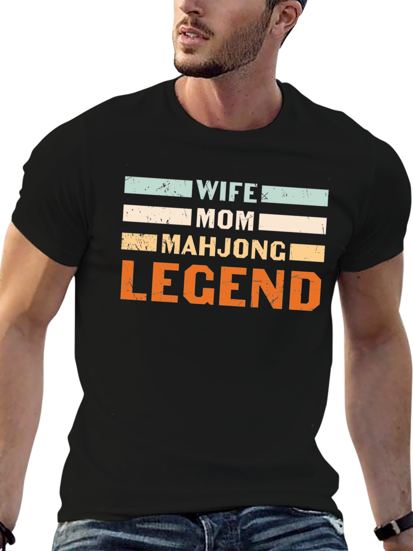Wife Mom Mahjong Legend T-Shirt