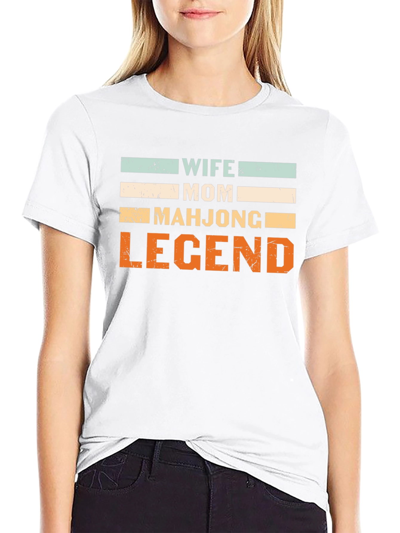 Wife Mom Mahjong Legend T-Shirt