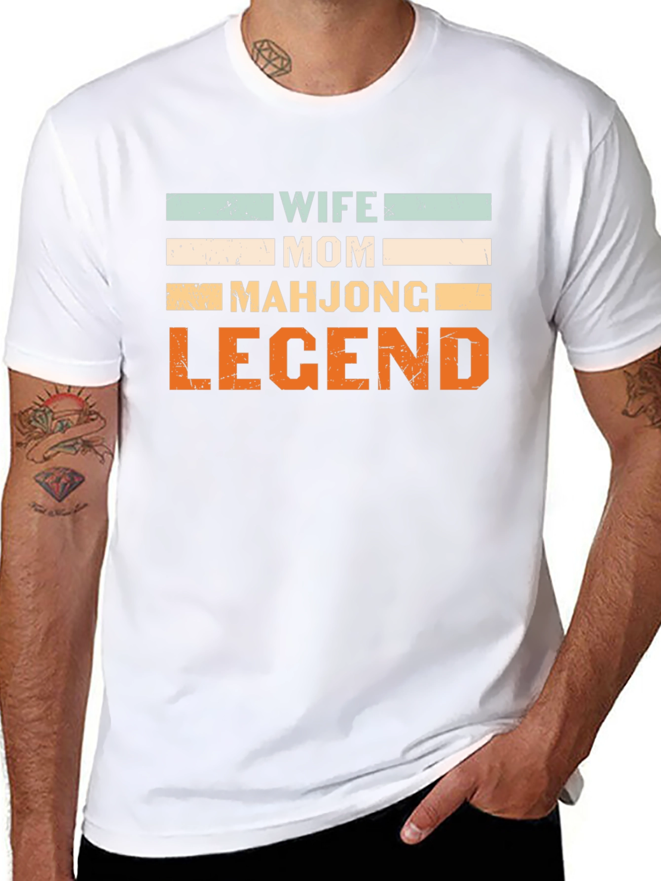 Wife Mom Mahjong Legend T-Shirt
