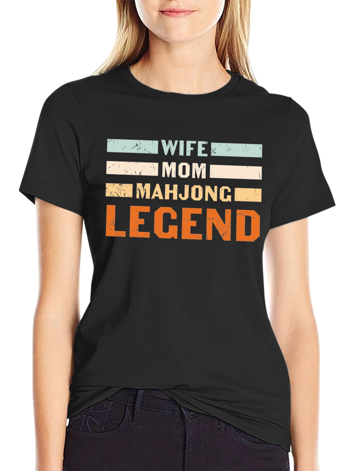 Wife Mom Mahjong Legend T-Shirt
