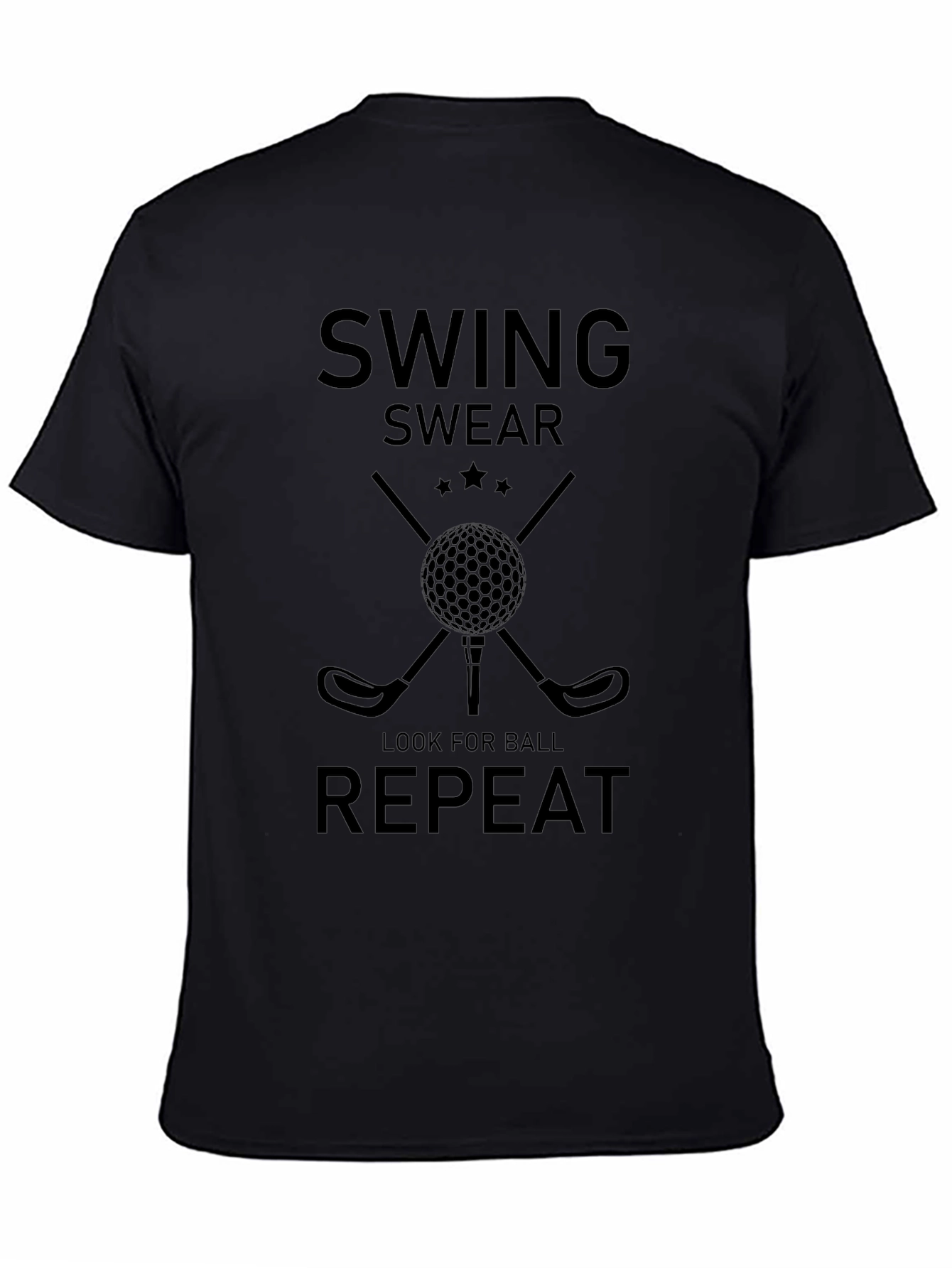 Swing Swear Repeat Golf T-Shirt