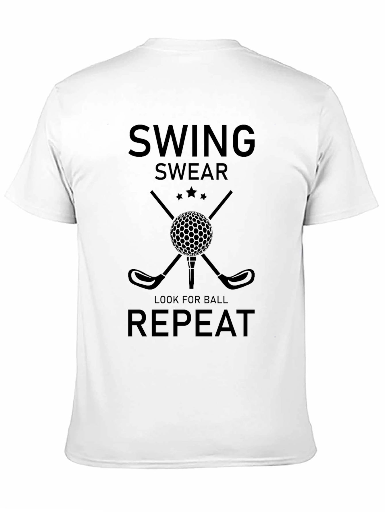Swing Swear Repeat Golf T-Shirt