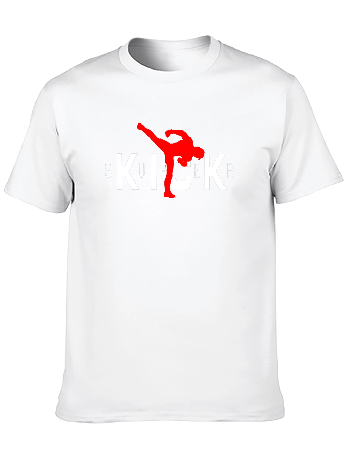 Super Kicker Black T-Shirt Martial Arts Tee