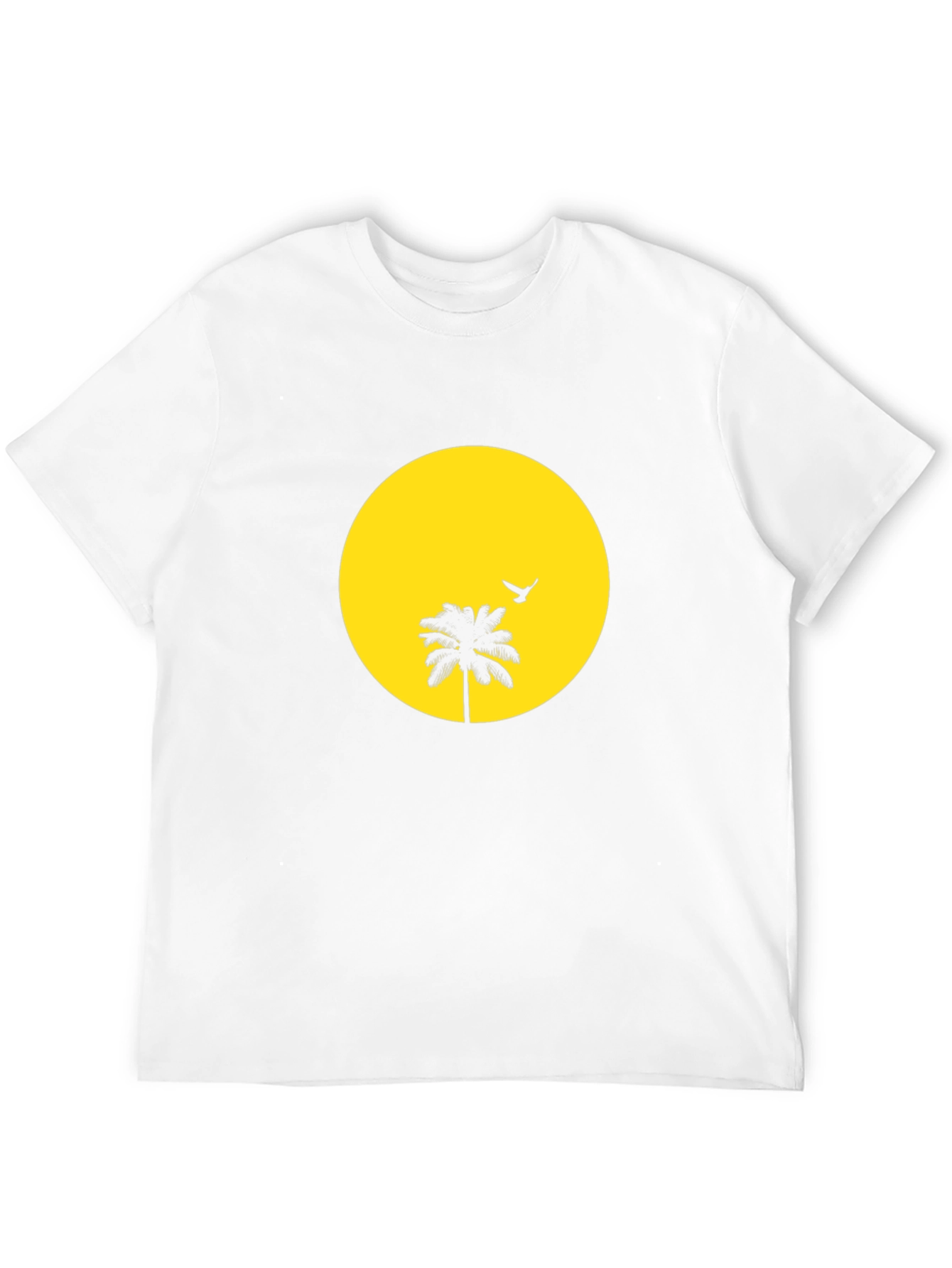 Tropical Sunset Tee - Black Palm Tree Graphic T-Shirt