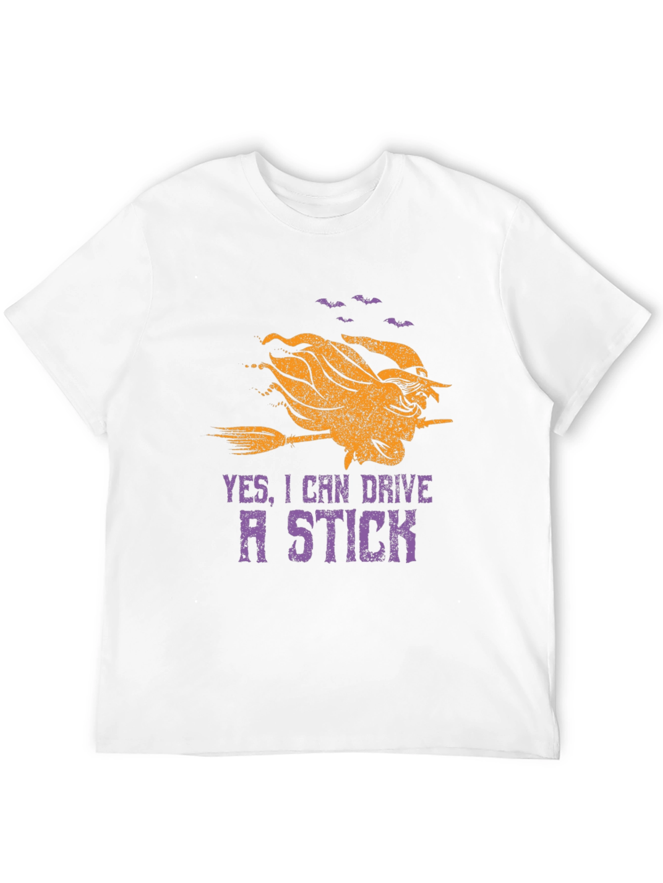 Witch Ride Stick T-Shirt Halloween Tee