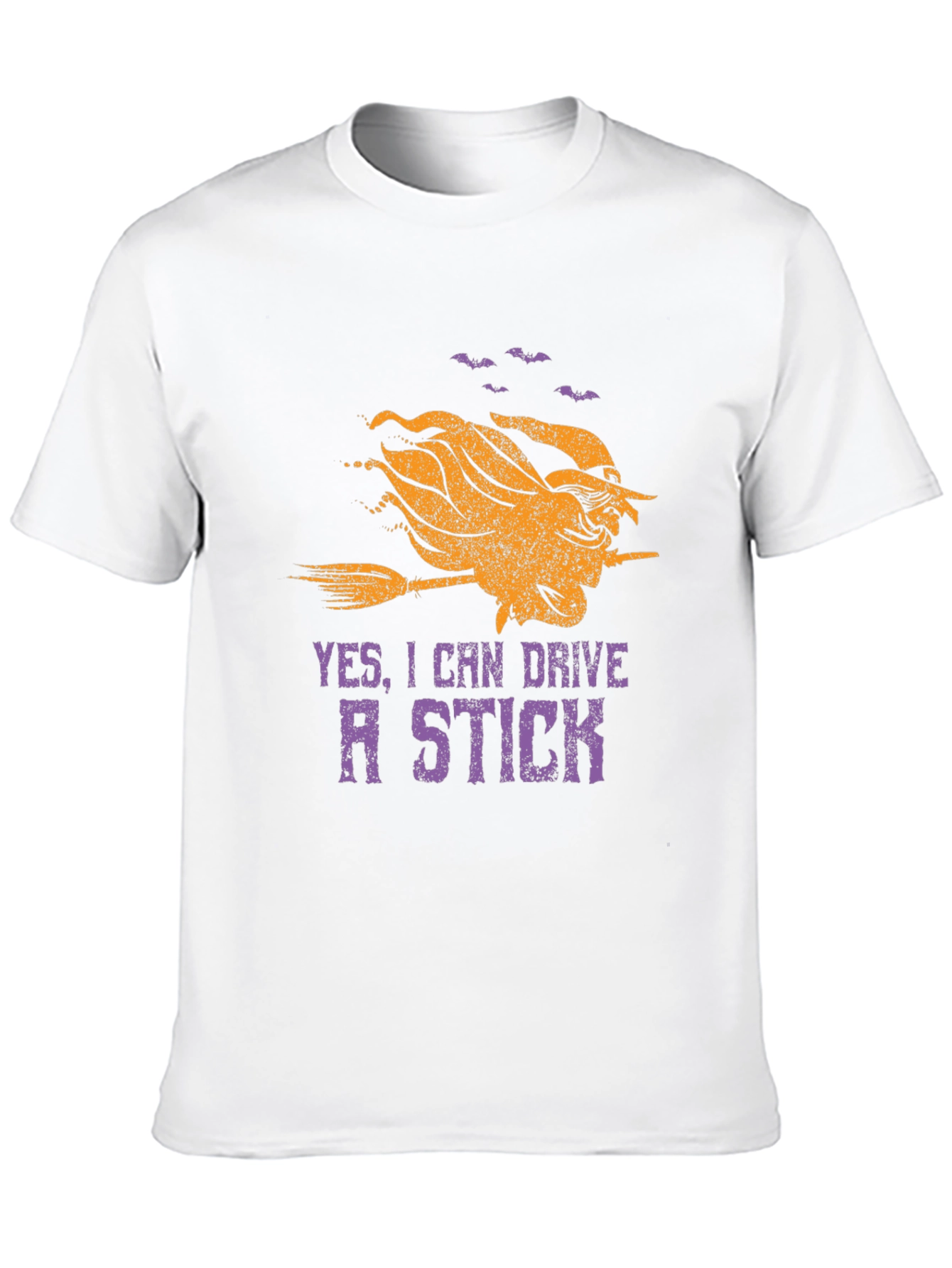 Witch Ride Stick T-Shirt Halloween Tee