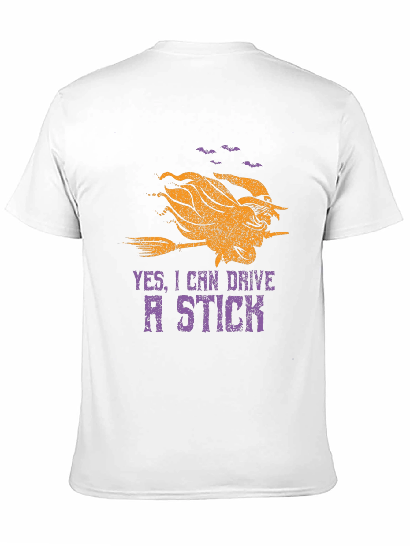 Witch Ride Stick T-Shirt Halloween Tee