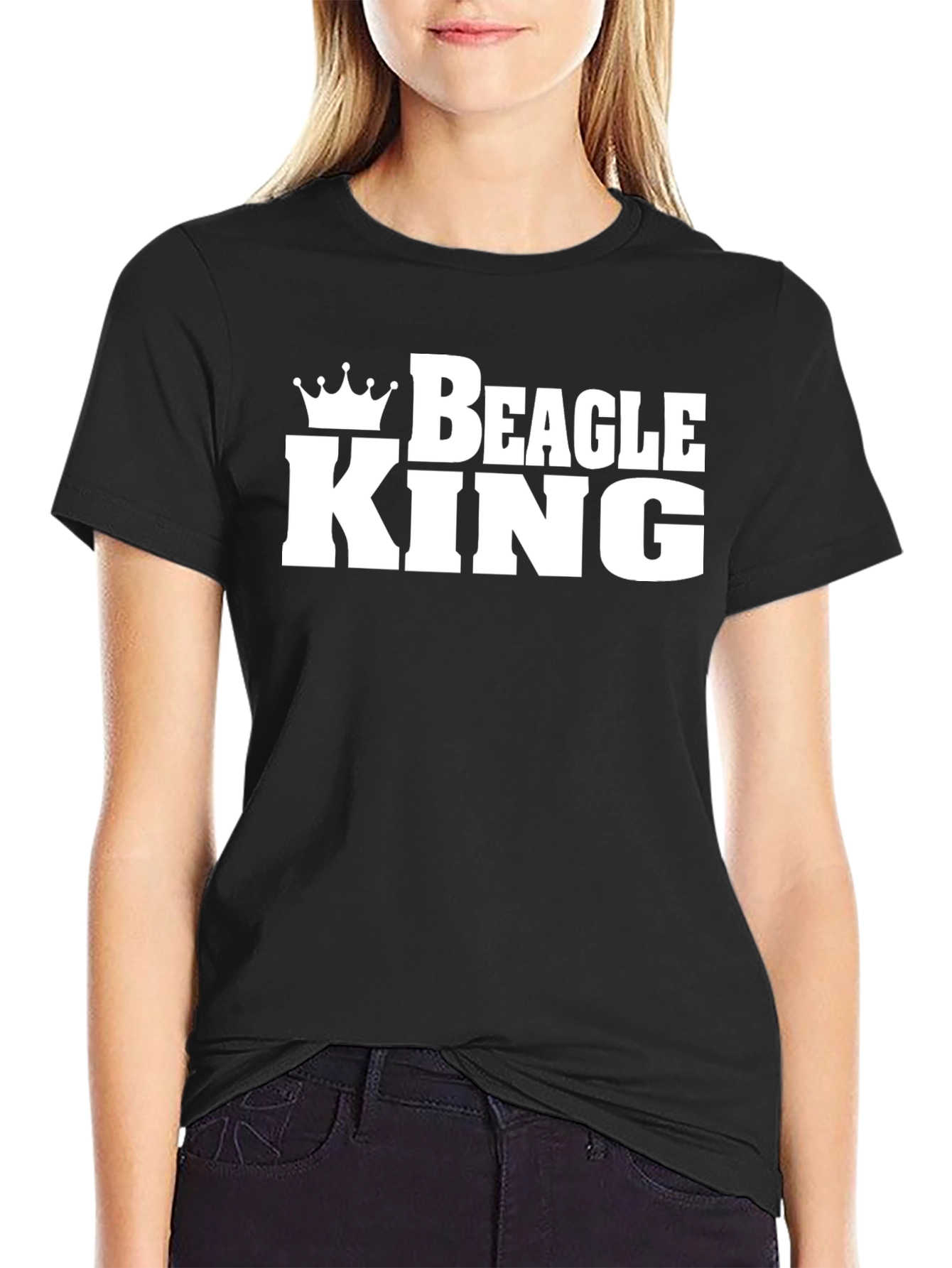 Beagle King T-Shirt - Royal Dog Lover Tee