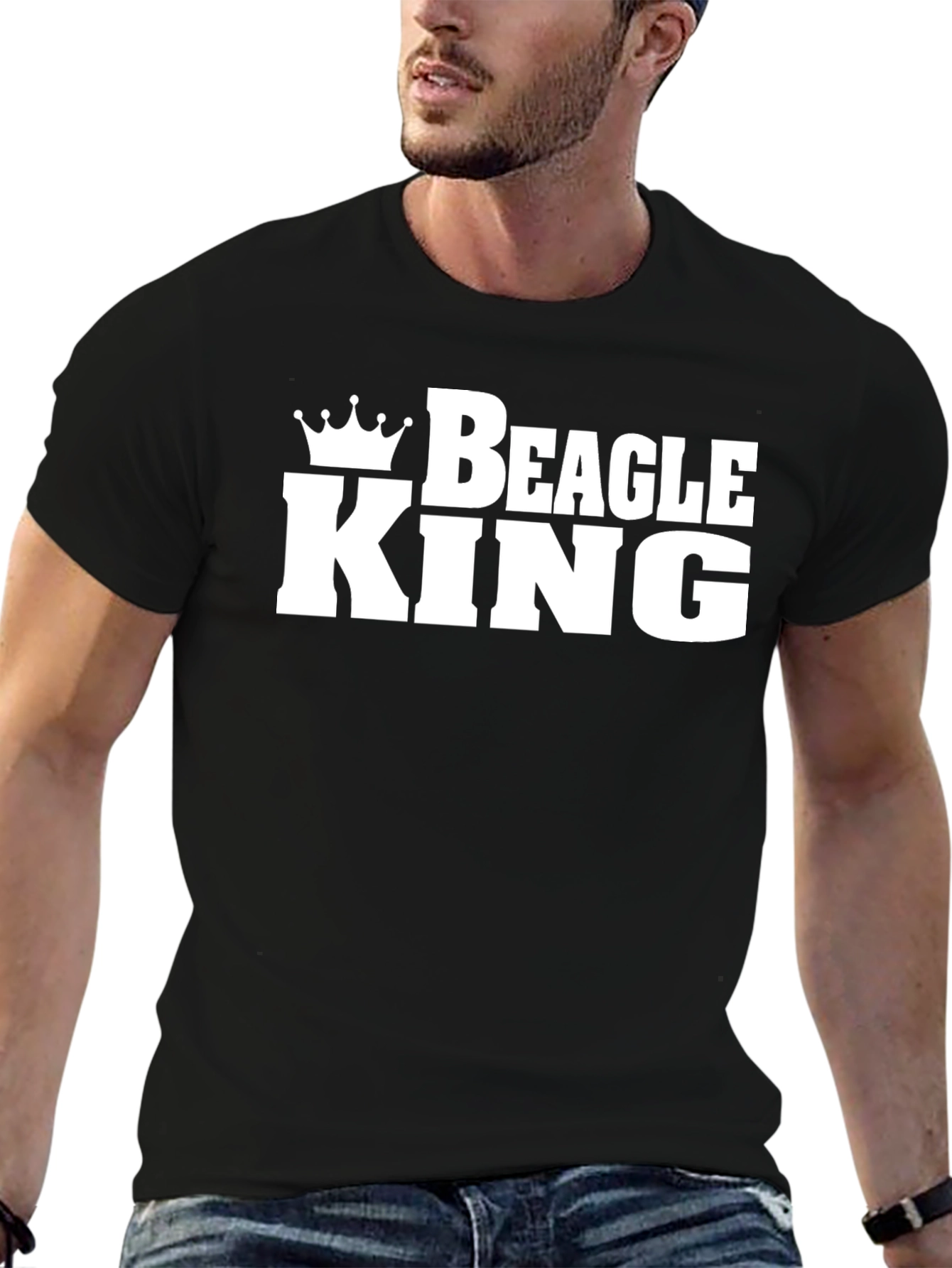 Beagle King T-Shirt - Royal Dog Lover Tee
