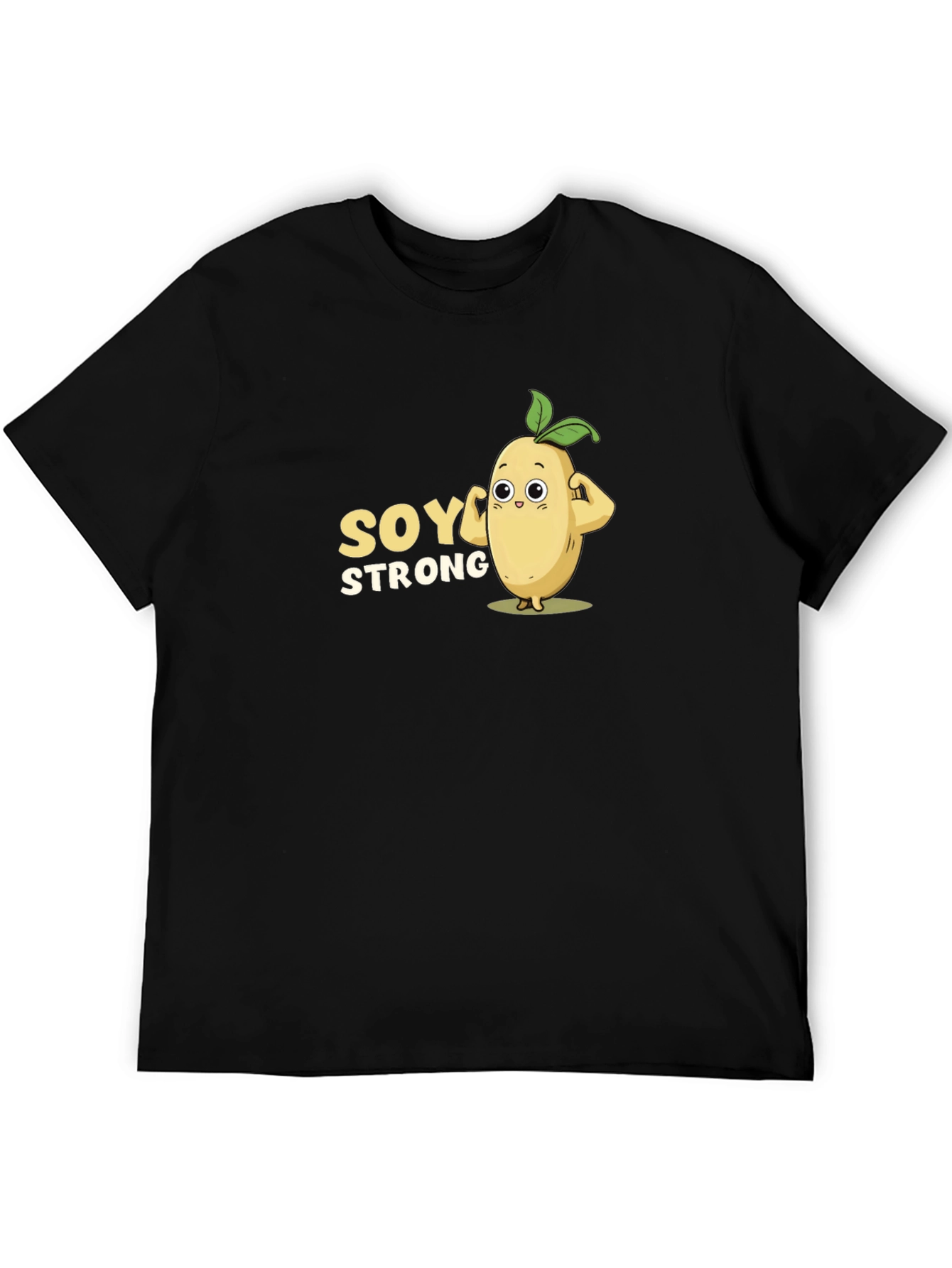 Soy Strong Graphic T-Shirt - Black