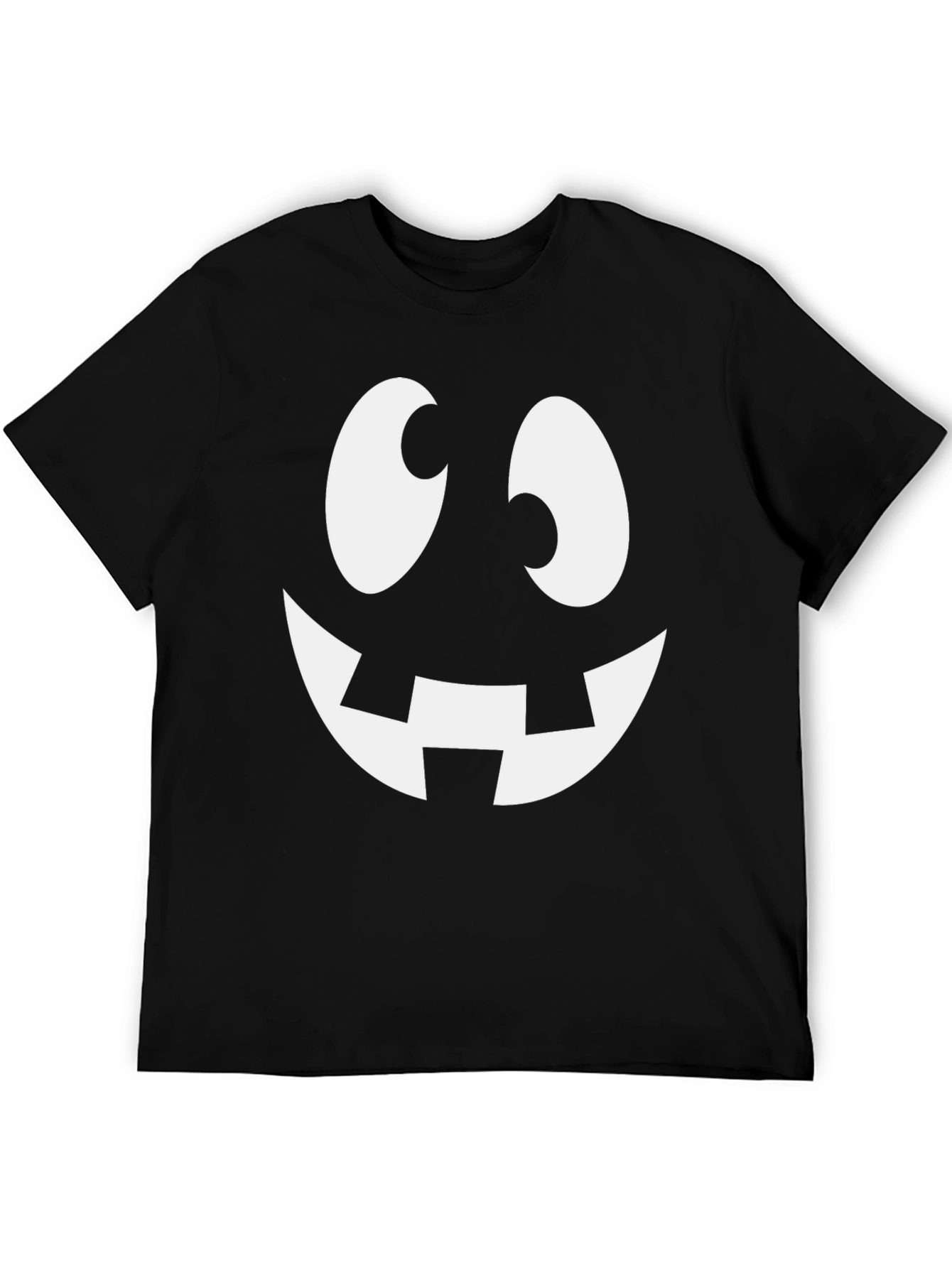 Spooky Smile Halloween T-Shirt - Black