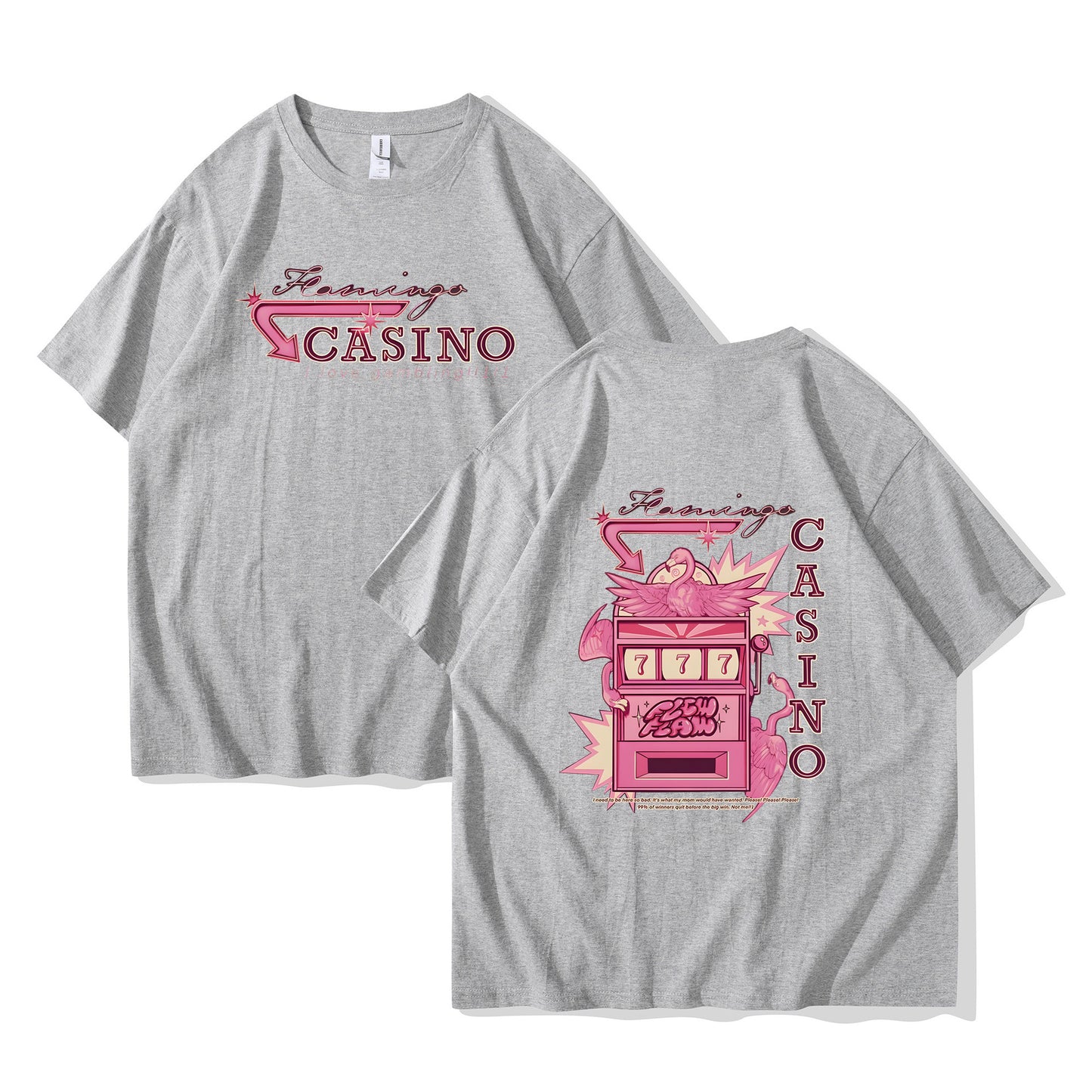 Travis Scotts Trendy CASINO Unisex Loose Hooded T-Shirt