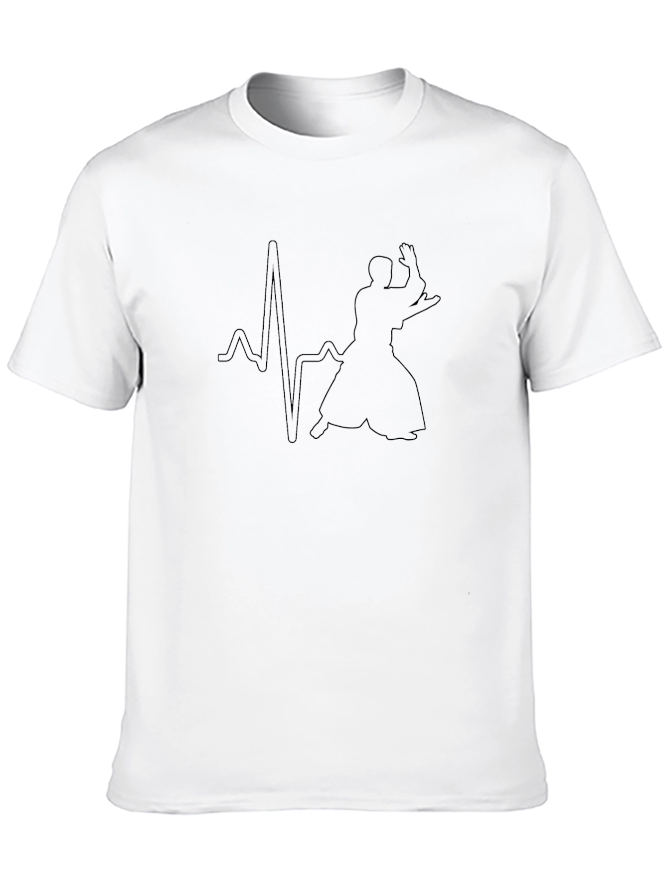 Aikido Heartbeat T-Shirt - Martial Arts Passion