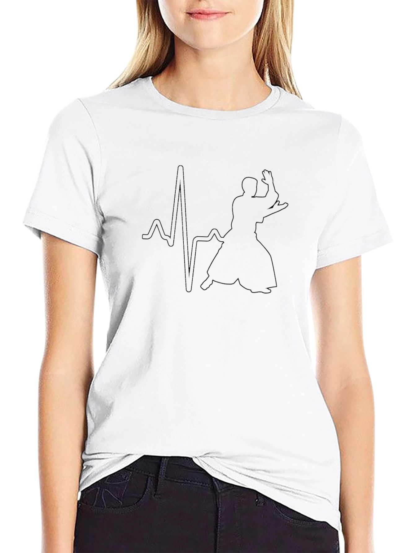 Aikido Heartbeat T-Shirt - Martial Arts Passion