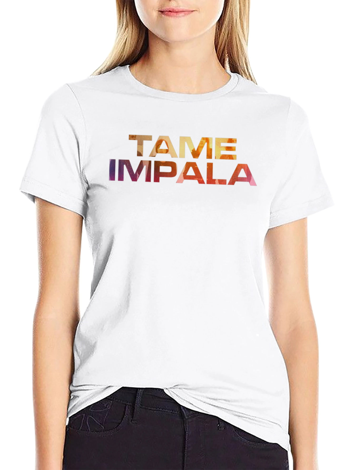 Tame Impala Graphic Print Black T-Shirt