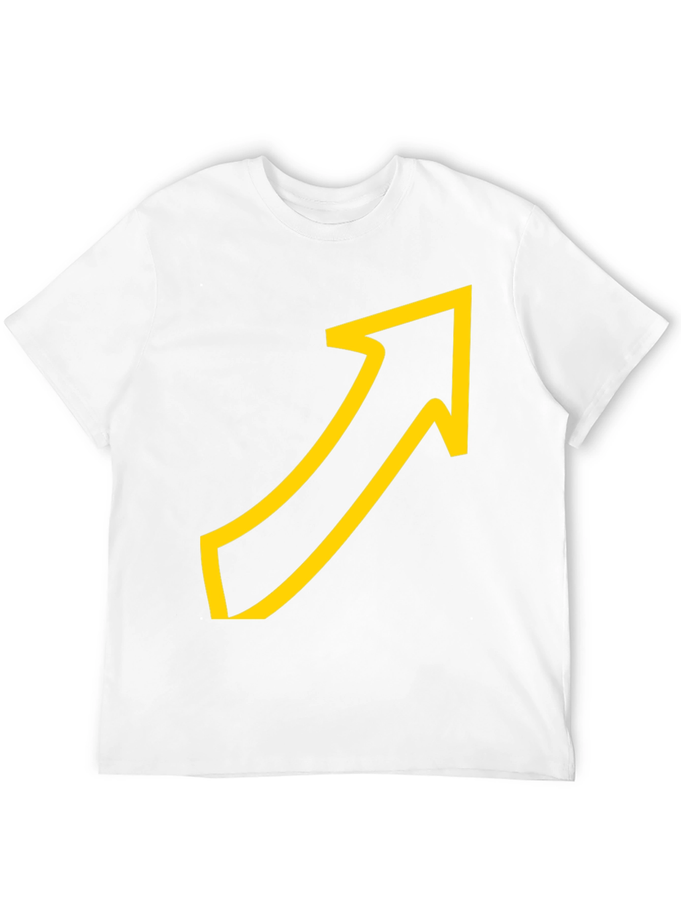 Upward Arrow Graphic Tee - Casual Comfort