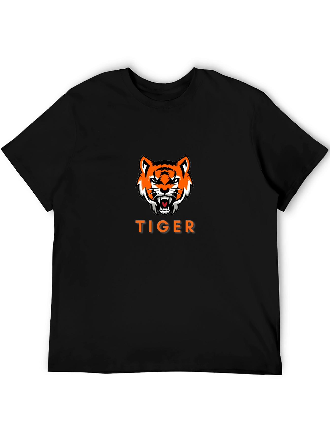 Tiger Graphic Black T-Shirt