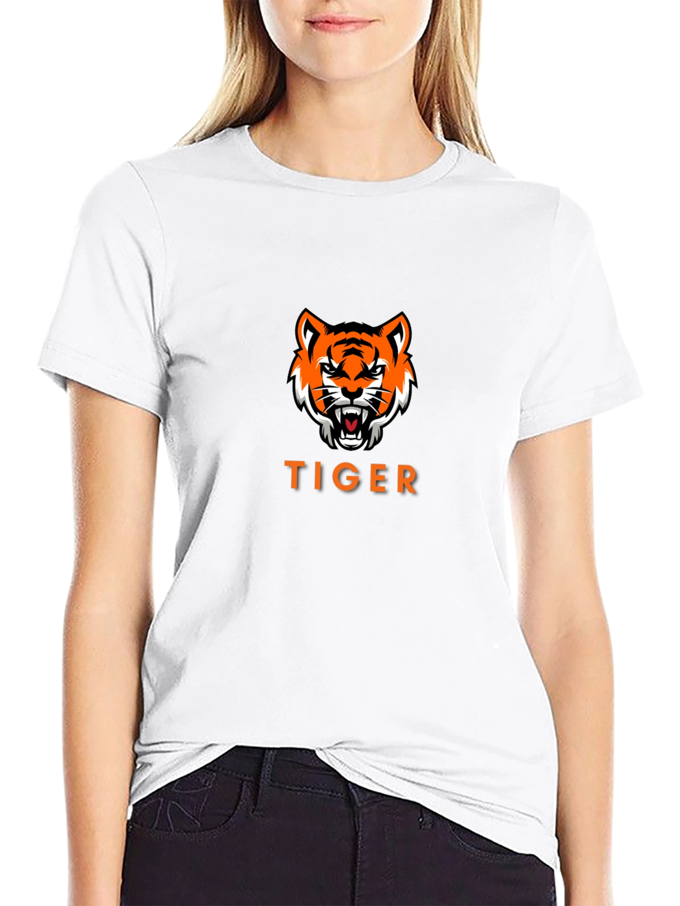 Tiger Graphic Black T-Shirt