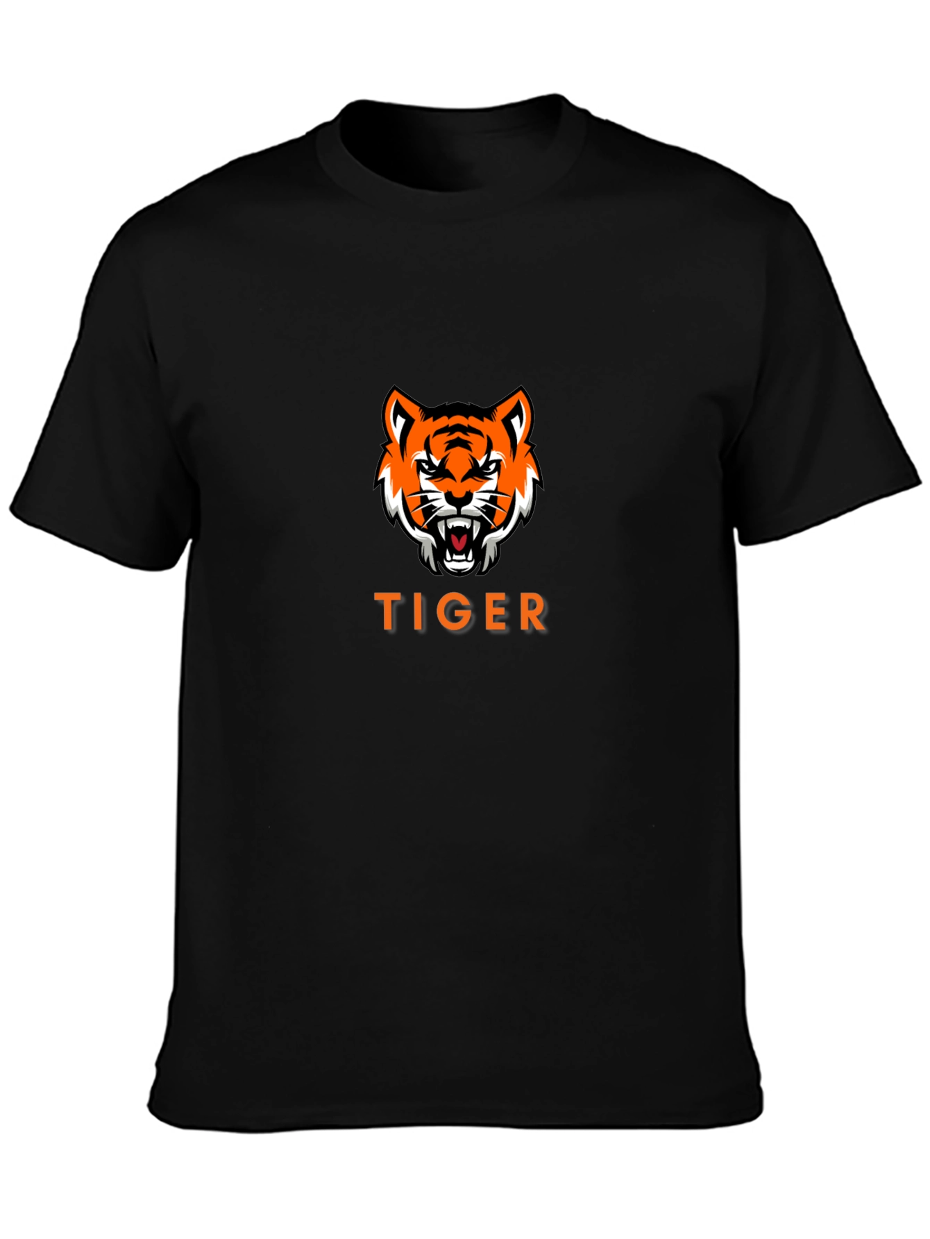 Tiger Graphic Black T-Shirt