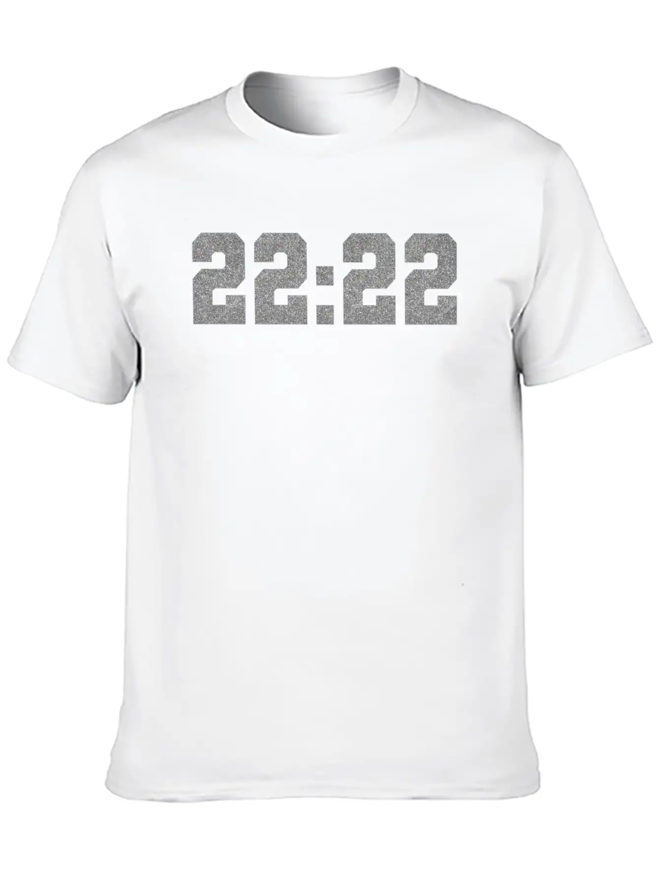 222 Angel Number Intuition Silver Word Art Essential Cotton Tee For Daily Outfits – Unisex Style