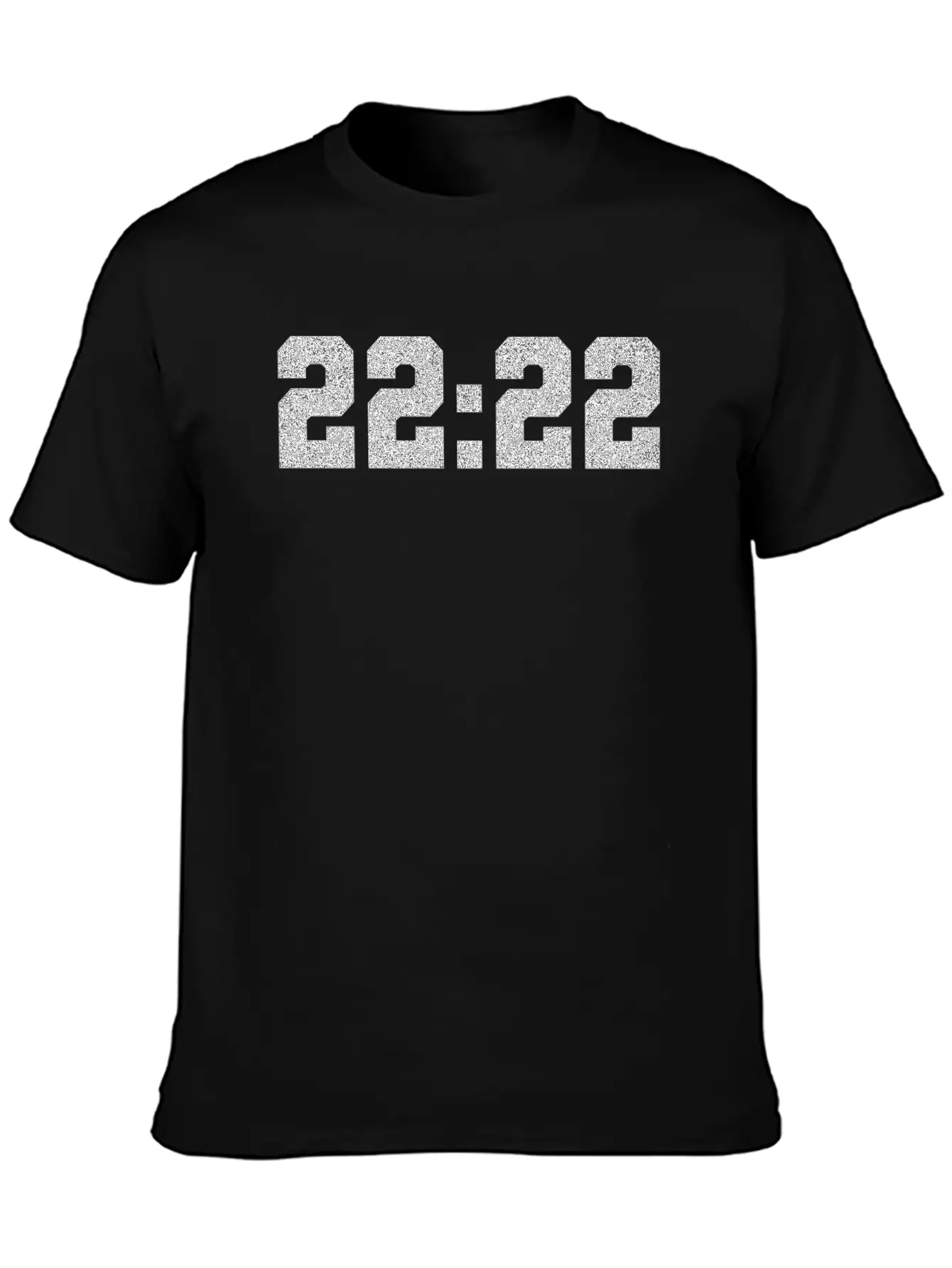 222 Angel Number Intuition Silver Word Art Essential Cotton Tee For Daily Outfits – Unisex Style
