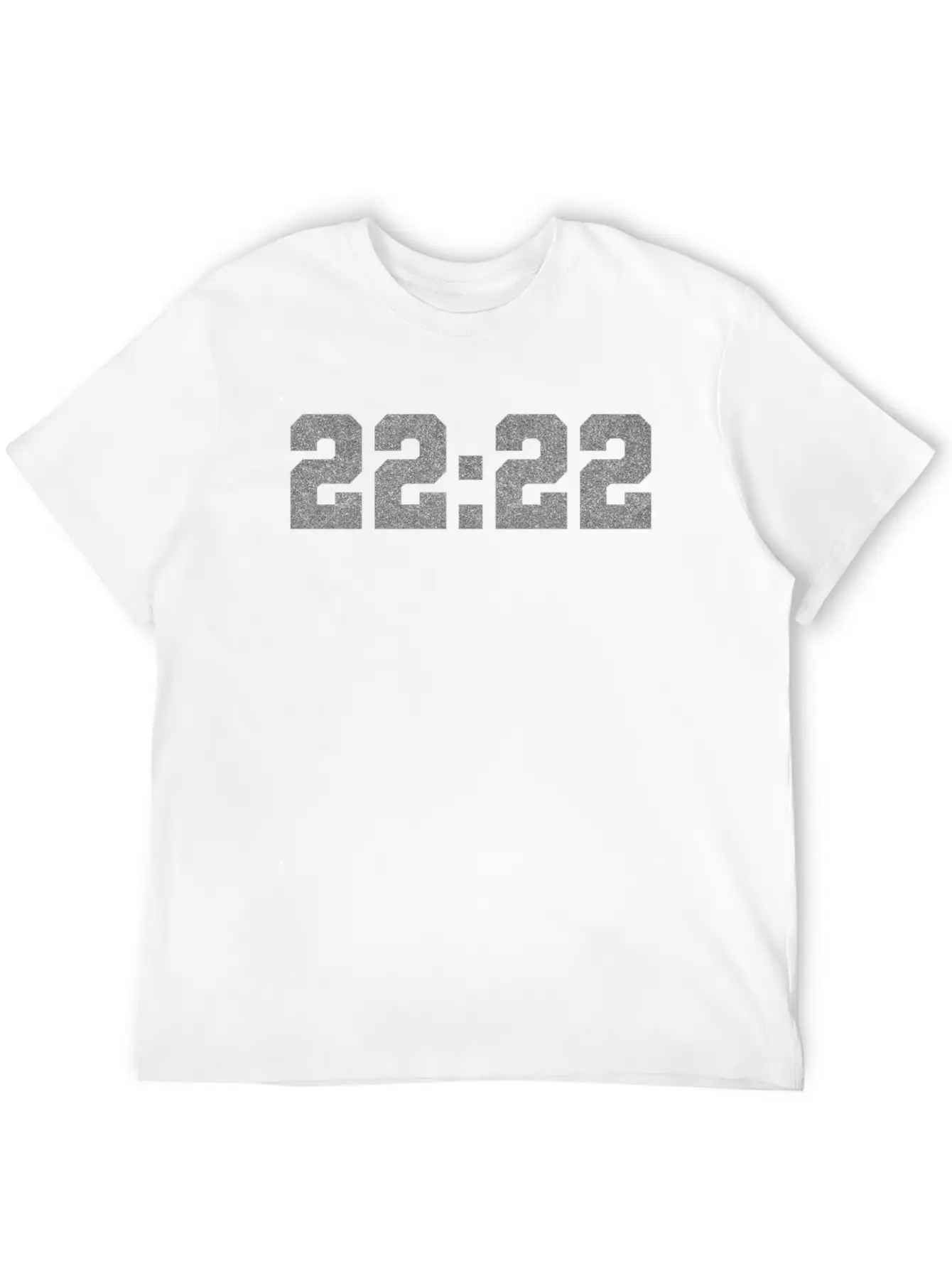 222 Angel Number Intuition Silver Word Art Essential Cotton Tee For Daily Outfits – Unisex Style