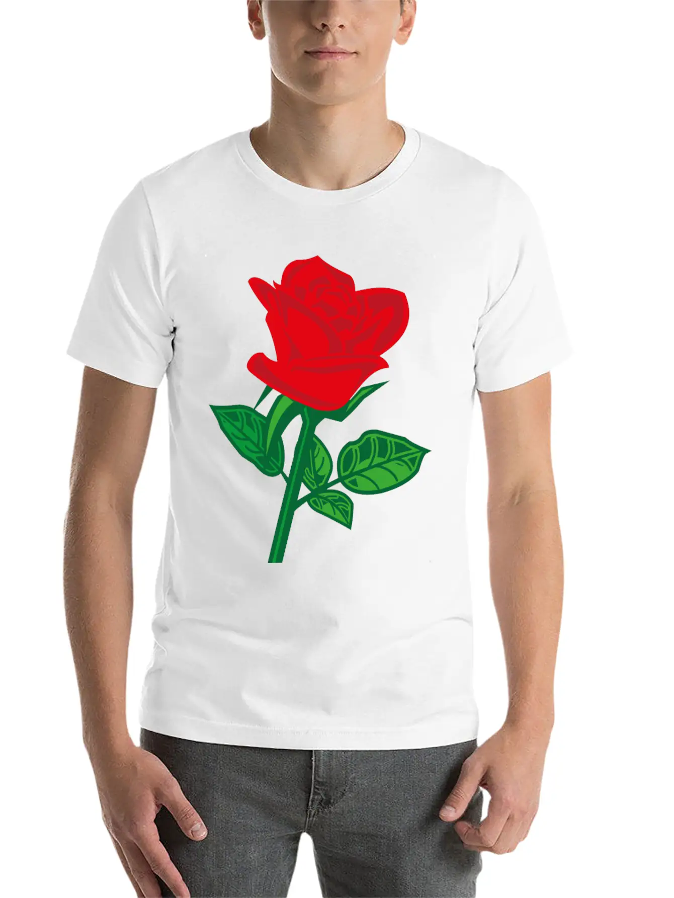 2541614 135369931 Rose Soft Cotton Short Sleeve Tee – Unisex Wardrobe Staple