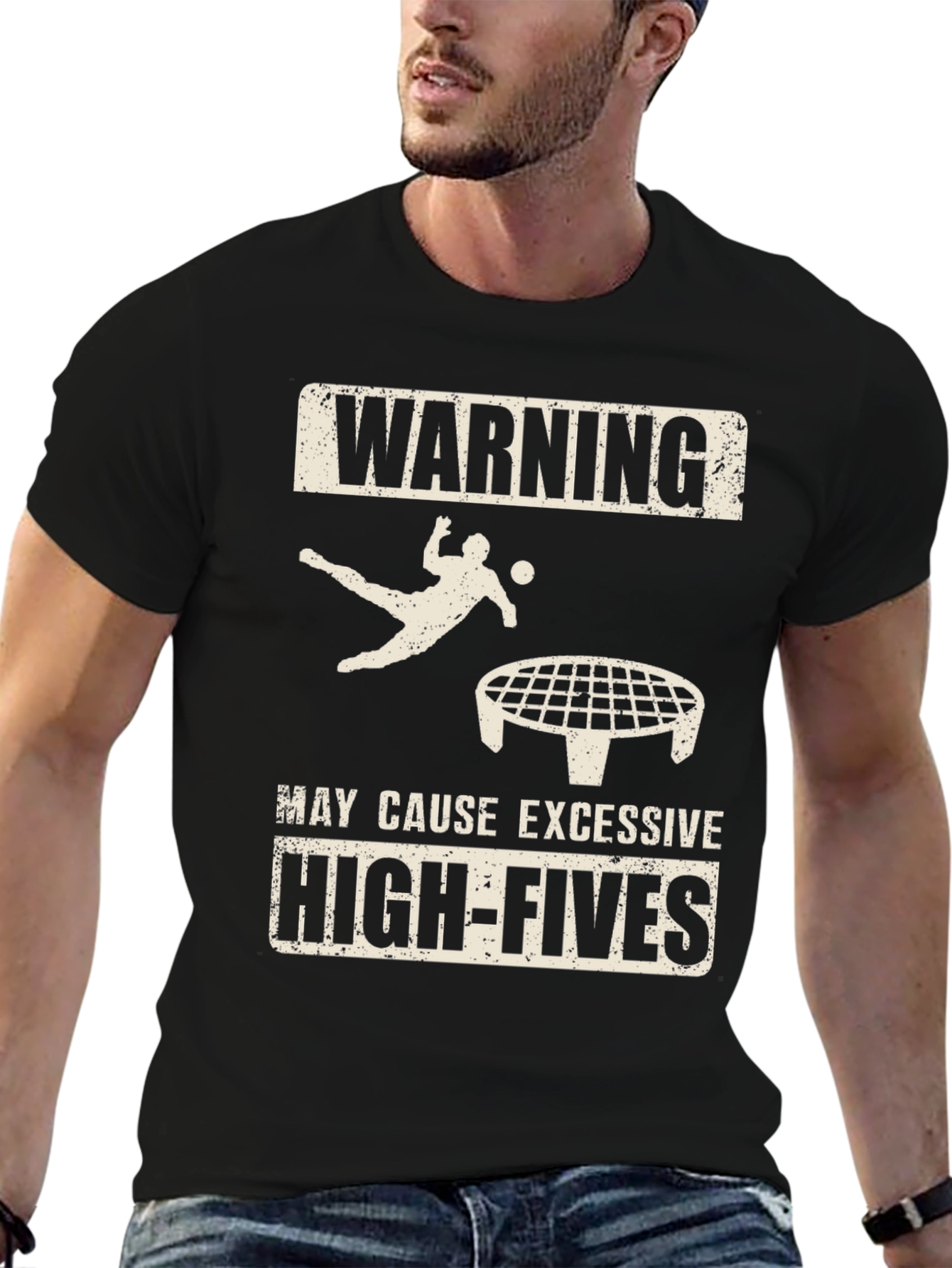 Warning Spikeball Excessive High-Fives T-Shirt