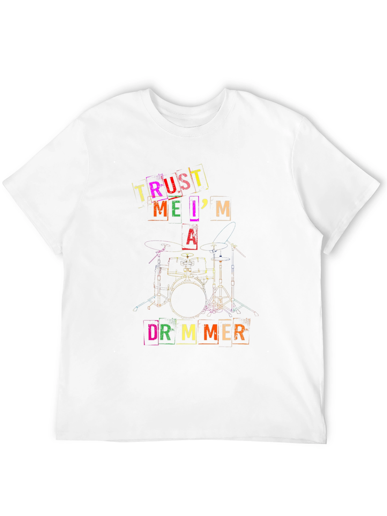 Trust Me Im A Drummer Black T-Shirt