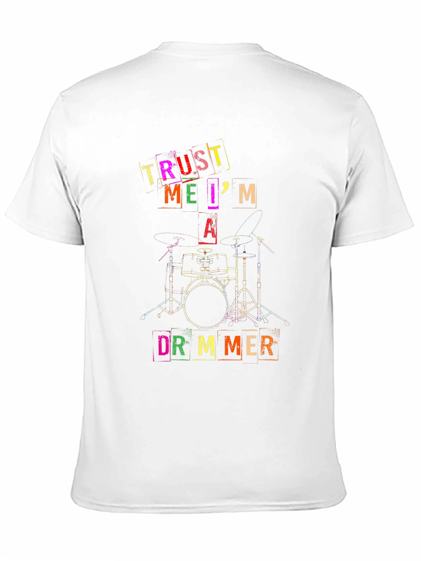 Trust Me Im A Drummer Black T-Shirt