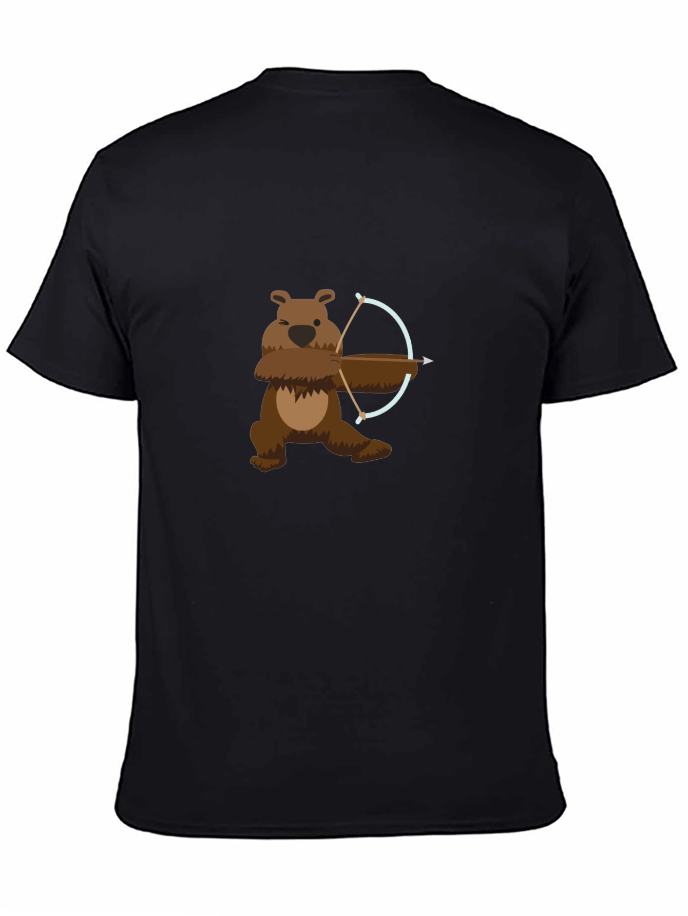 Bear Archer Graphic Tee - Cool Cartoon Bear T-Shirt