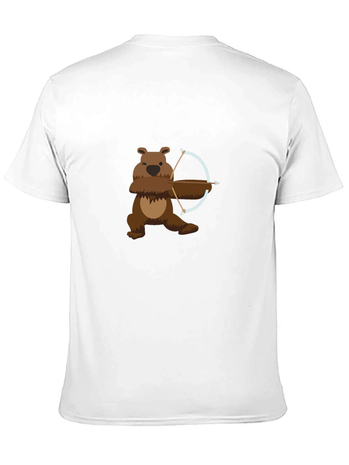 Bear Archer Graphic Tee - Cool Cartoon Bear T-Shirt