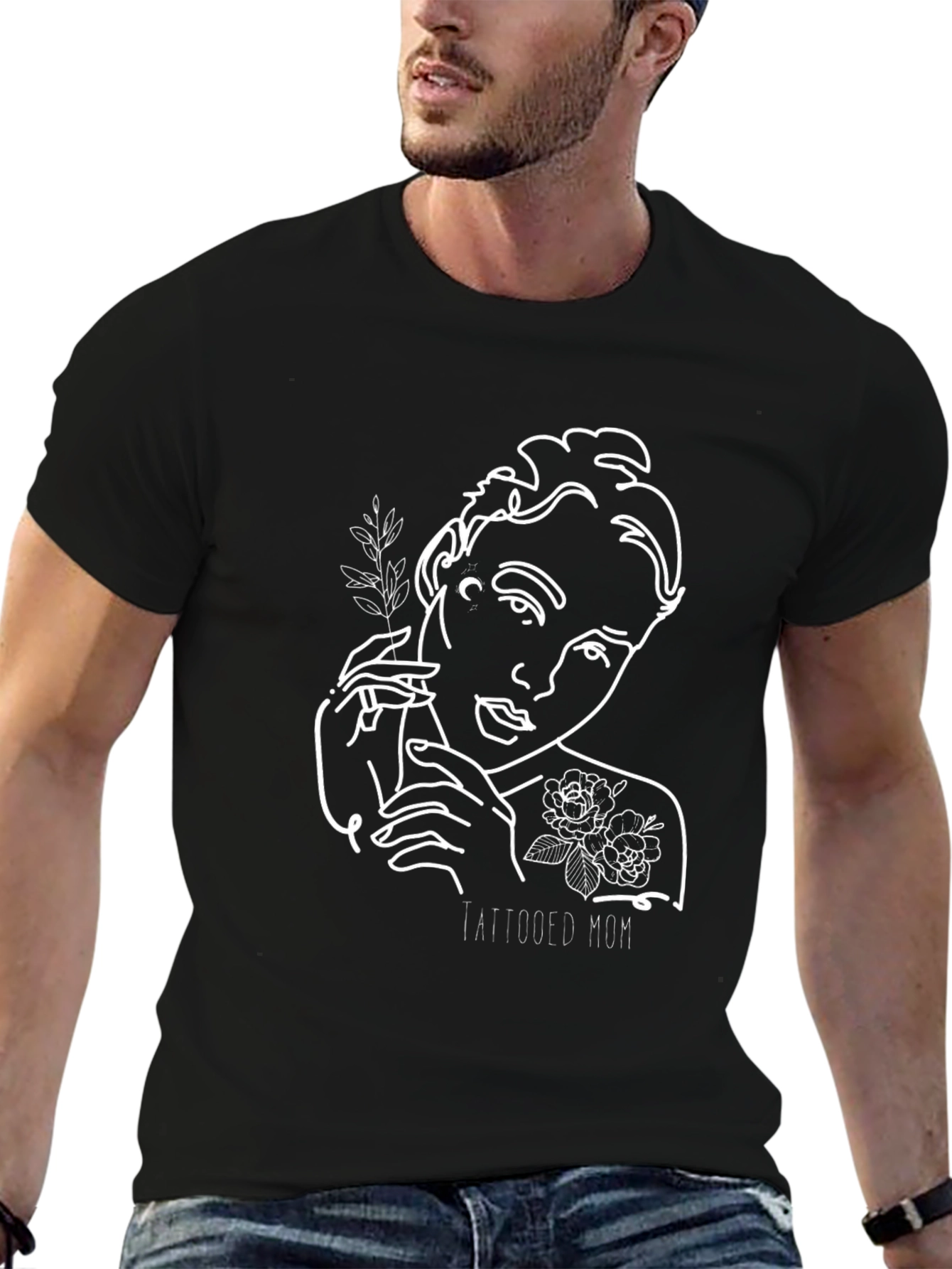 Tattooed Mom Graphic T-Shirt - Unisex Black Tee