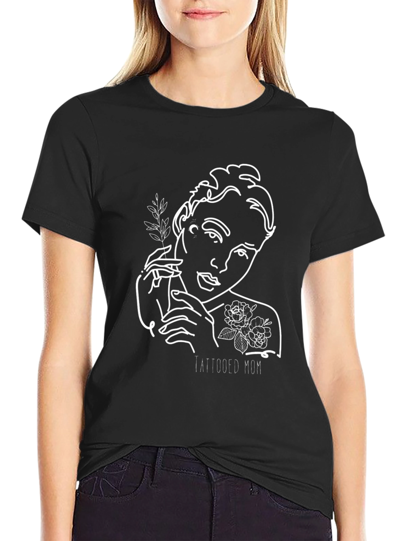 Tattooed Mom Graphic T-Shirt - Unisex Black Tee