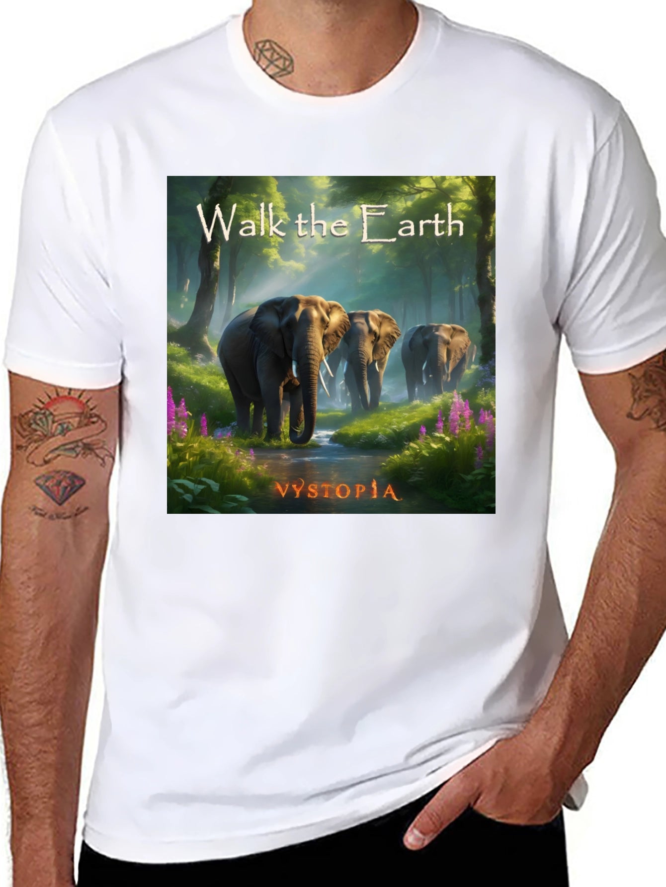 Walk the Earth Graphic Tee - Nature Lovers Shirt