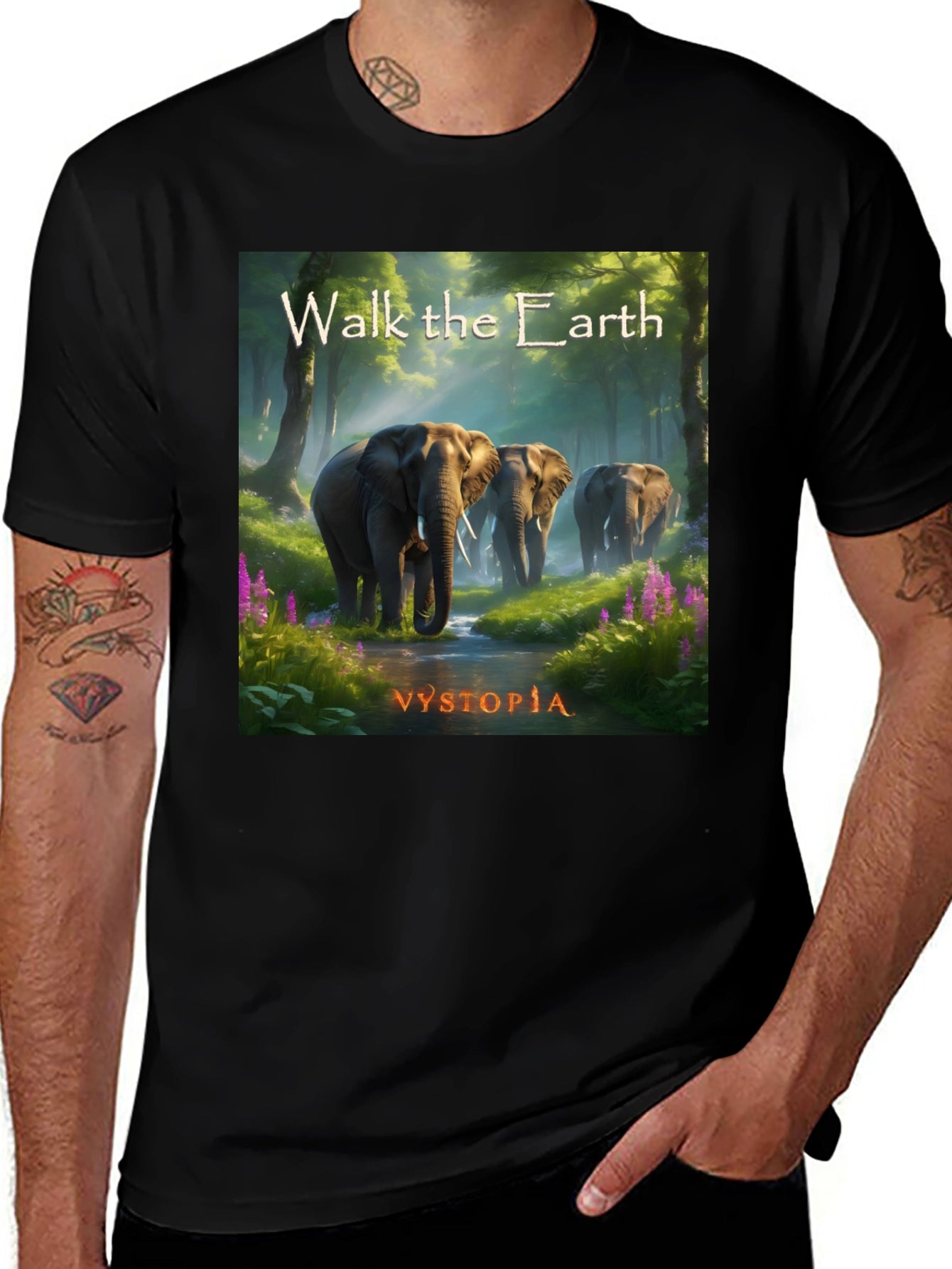 Walk the Earth Graphic Tee - Nature Lovers Shirt