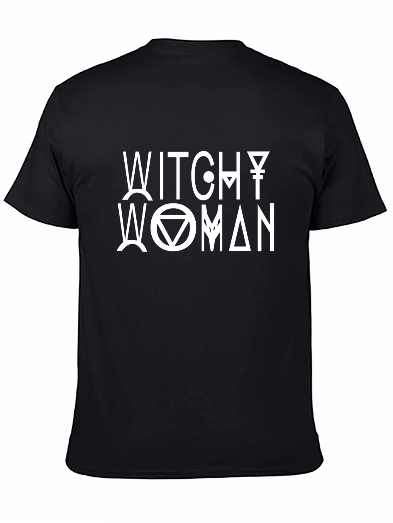 Witchy Woman Graphic T-Shirt - Black Cotton Tee