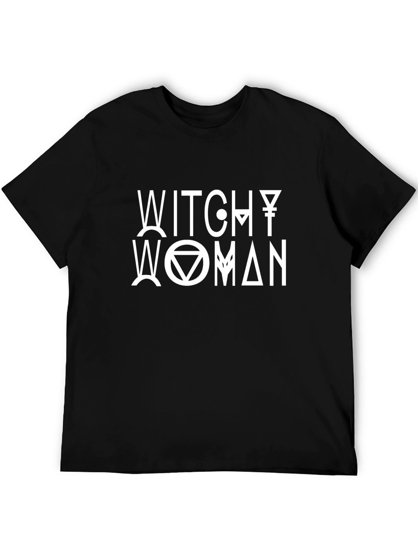 Witchy Woman Graphic T-Shirt - Black Cotton Tee