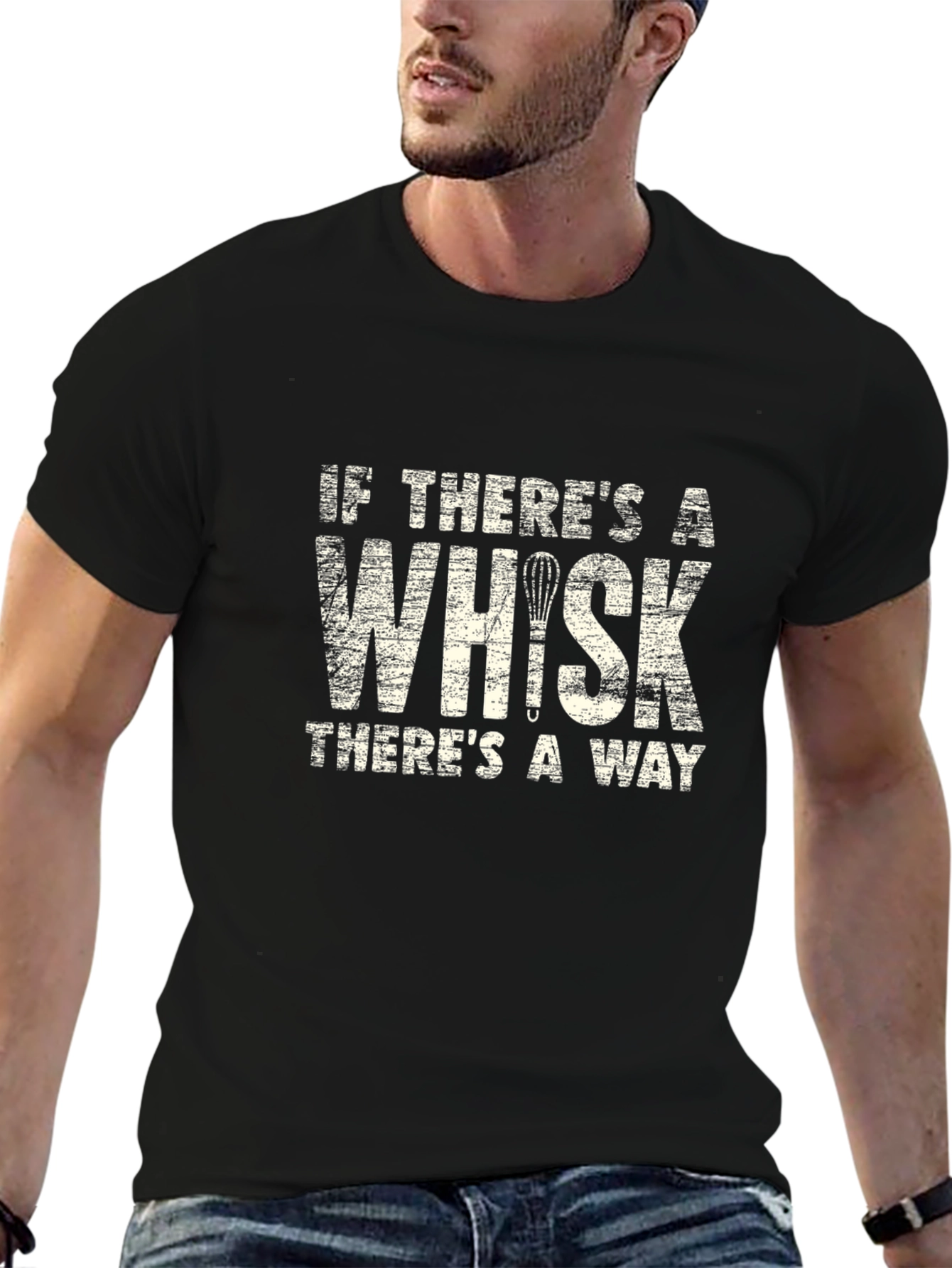 Whisk Way T-Shirt Funny Chef Baker Top