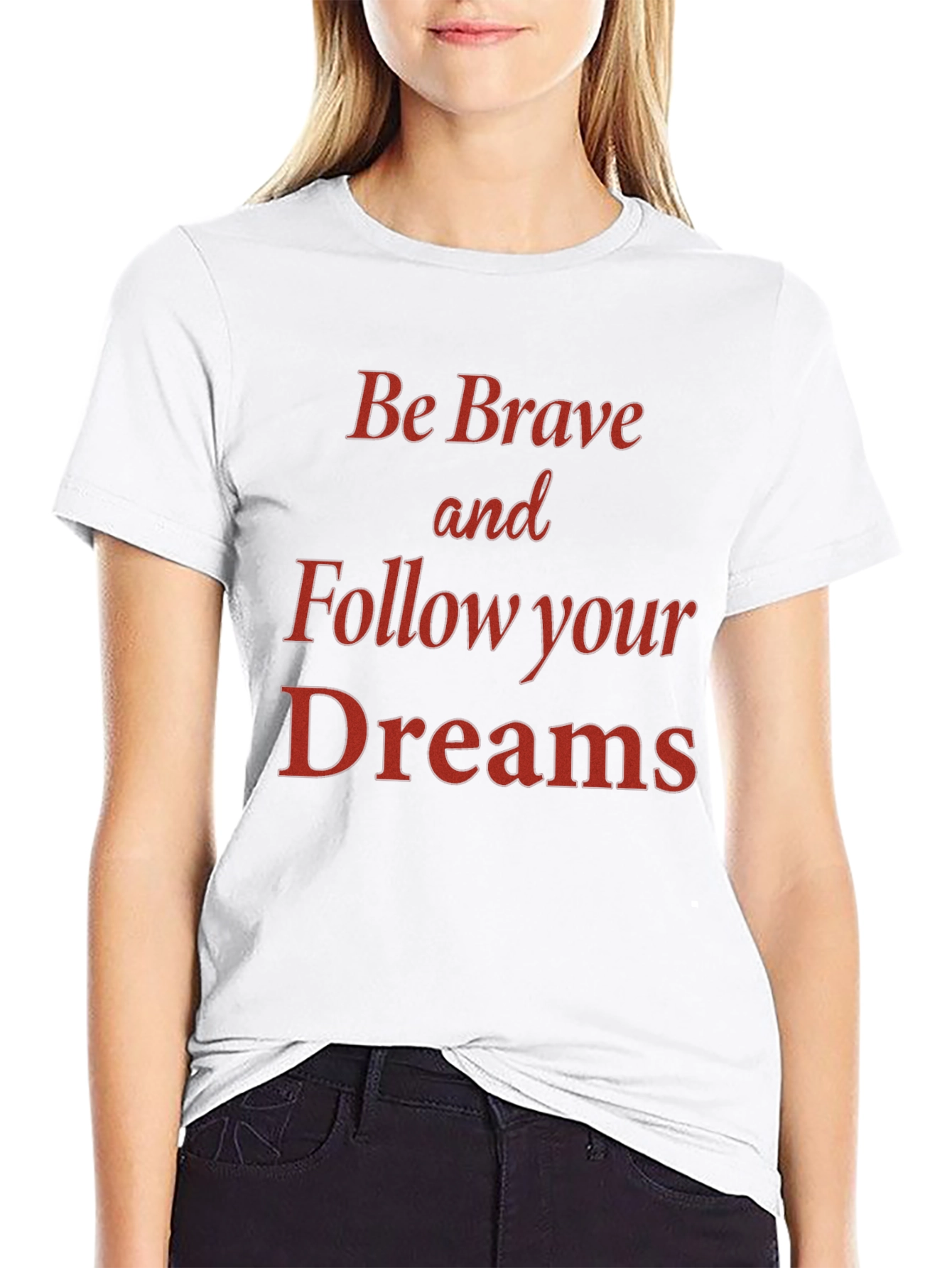 Be Brave Motivational Graphic Tee