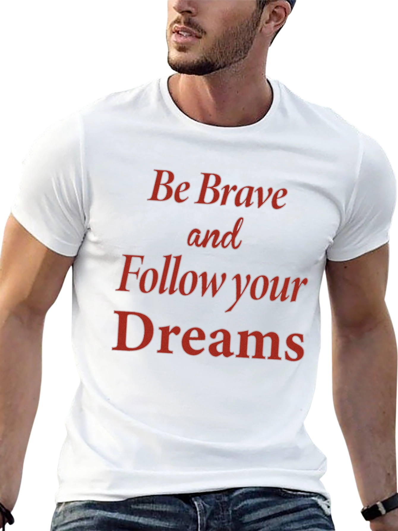 Be Brave Motivational Graphic Tee