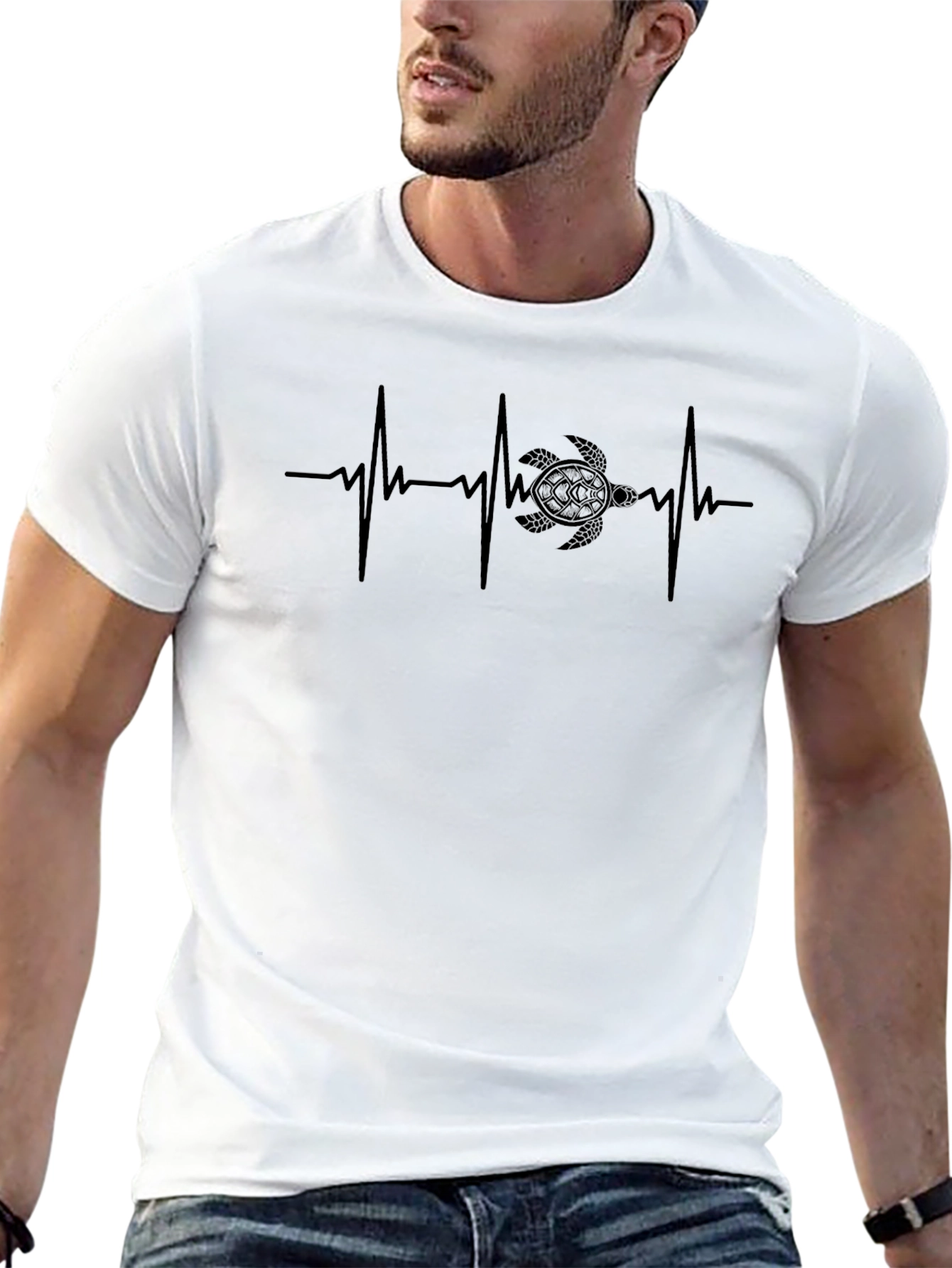 Turtle Heartbeat T-Shirt - Sea Life Love!