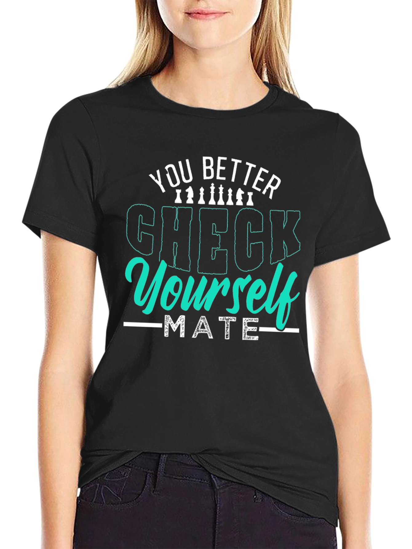 You Better Check Yourself Chess Graphic Tee