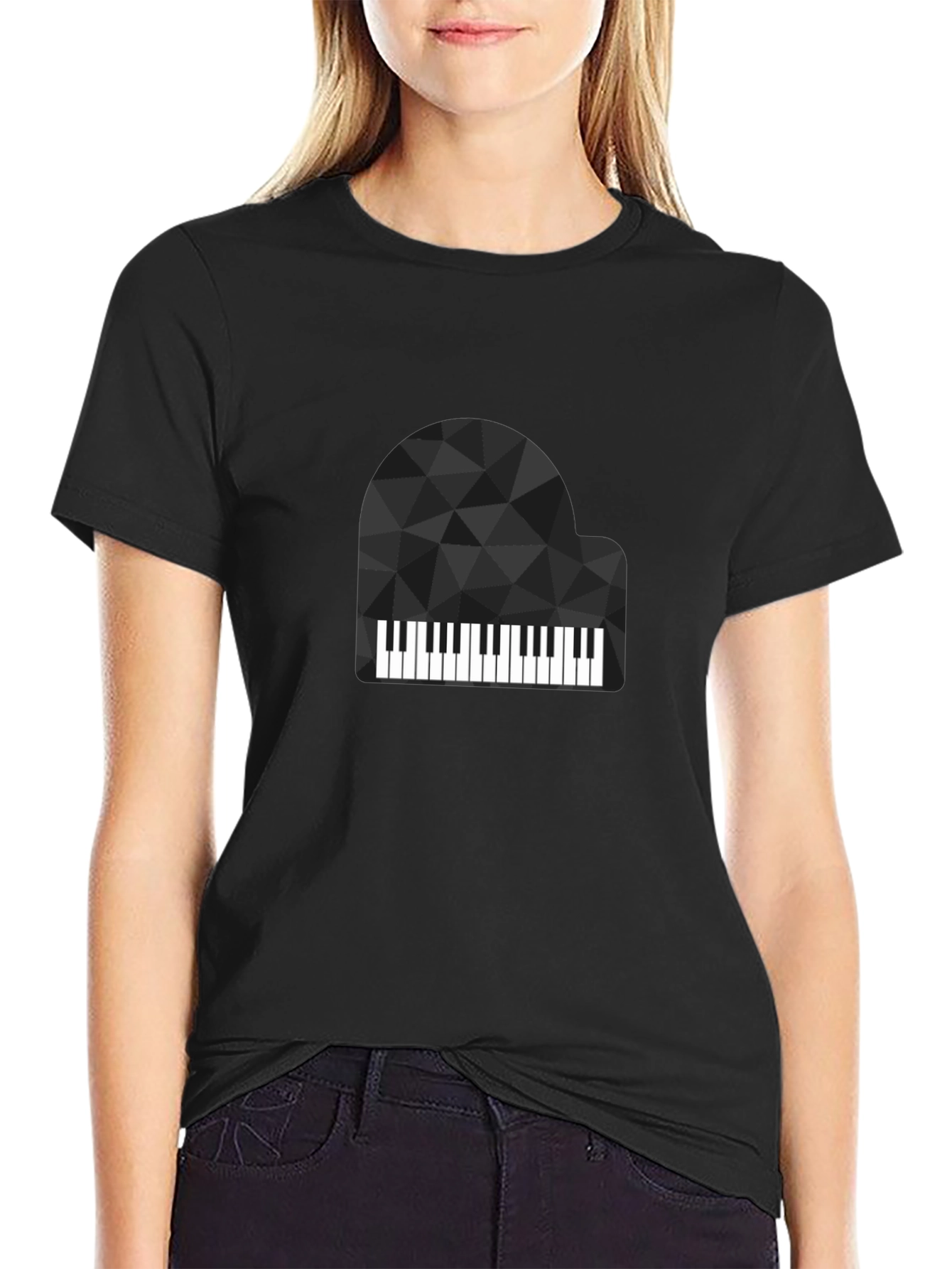 Abstract Piano Graphic Tee