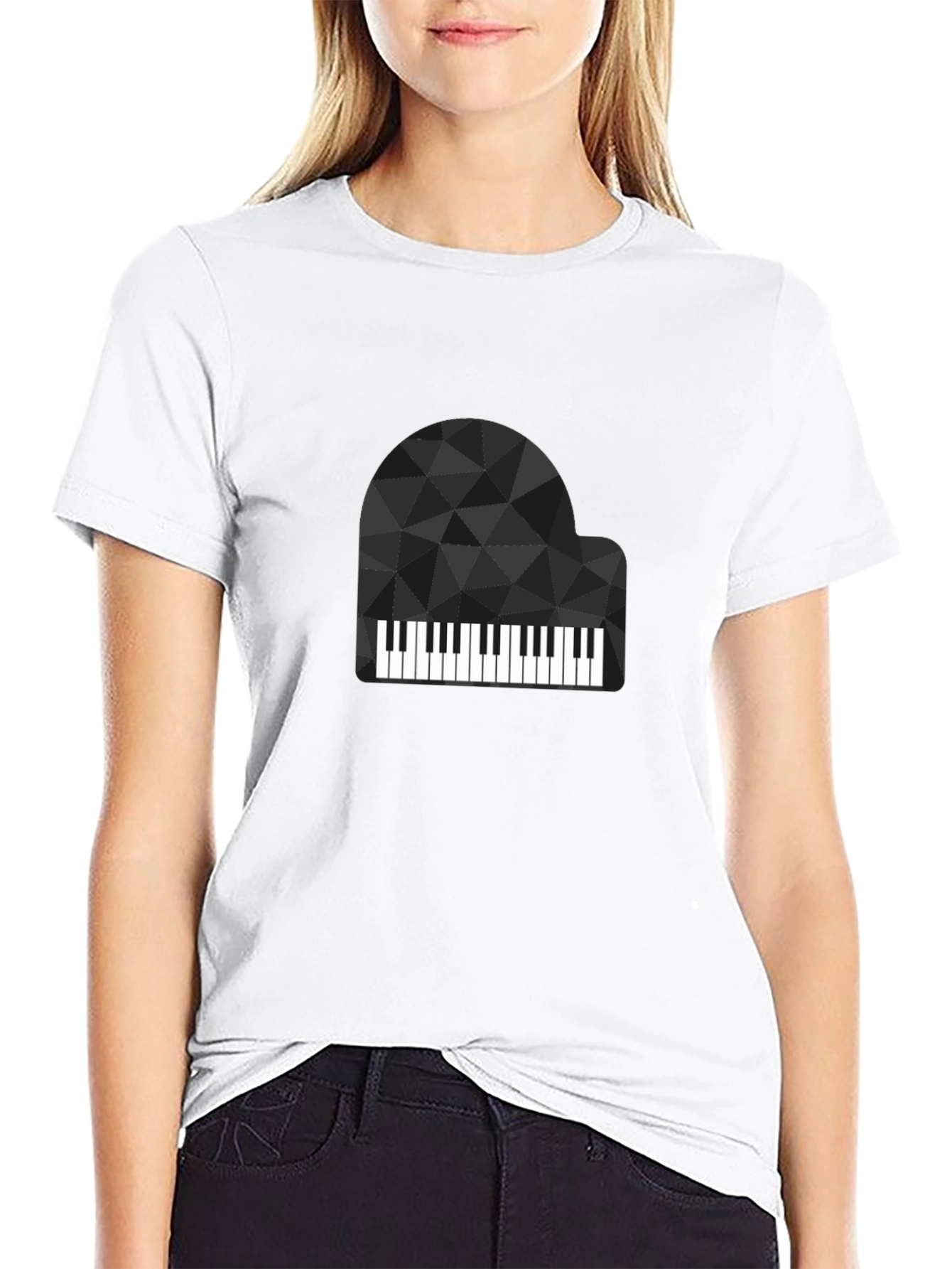Abstract Piano Graphic Tee