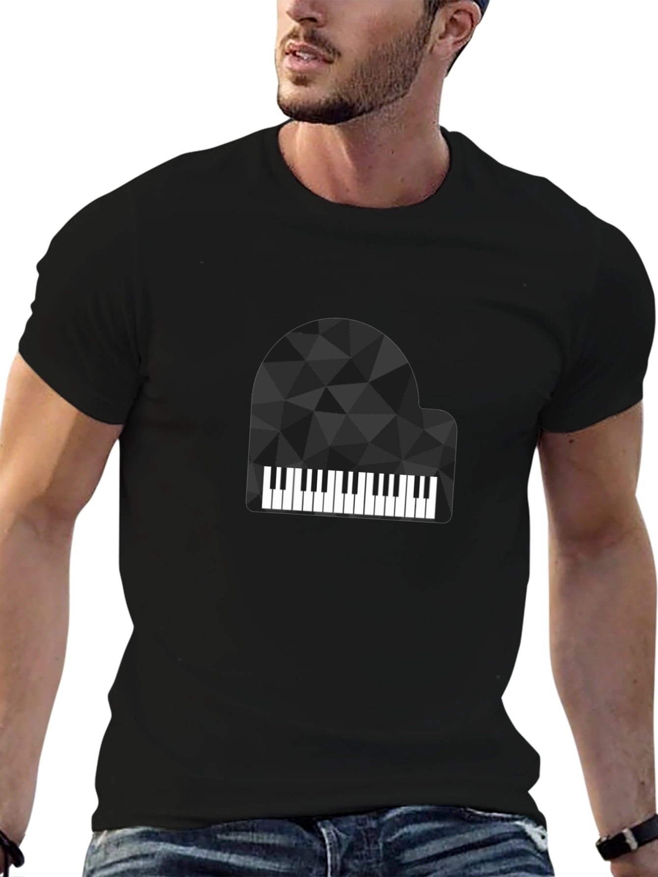 Abstract Piano Graphic Tee