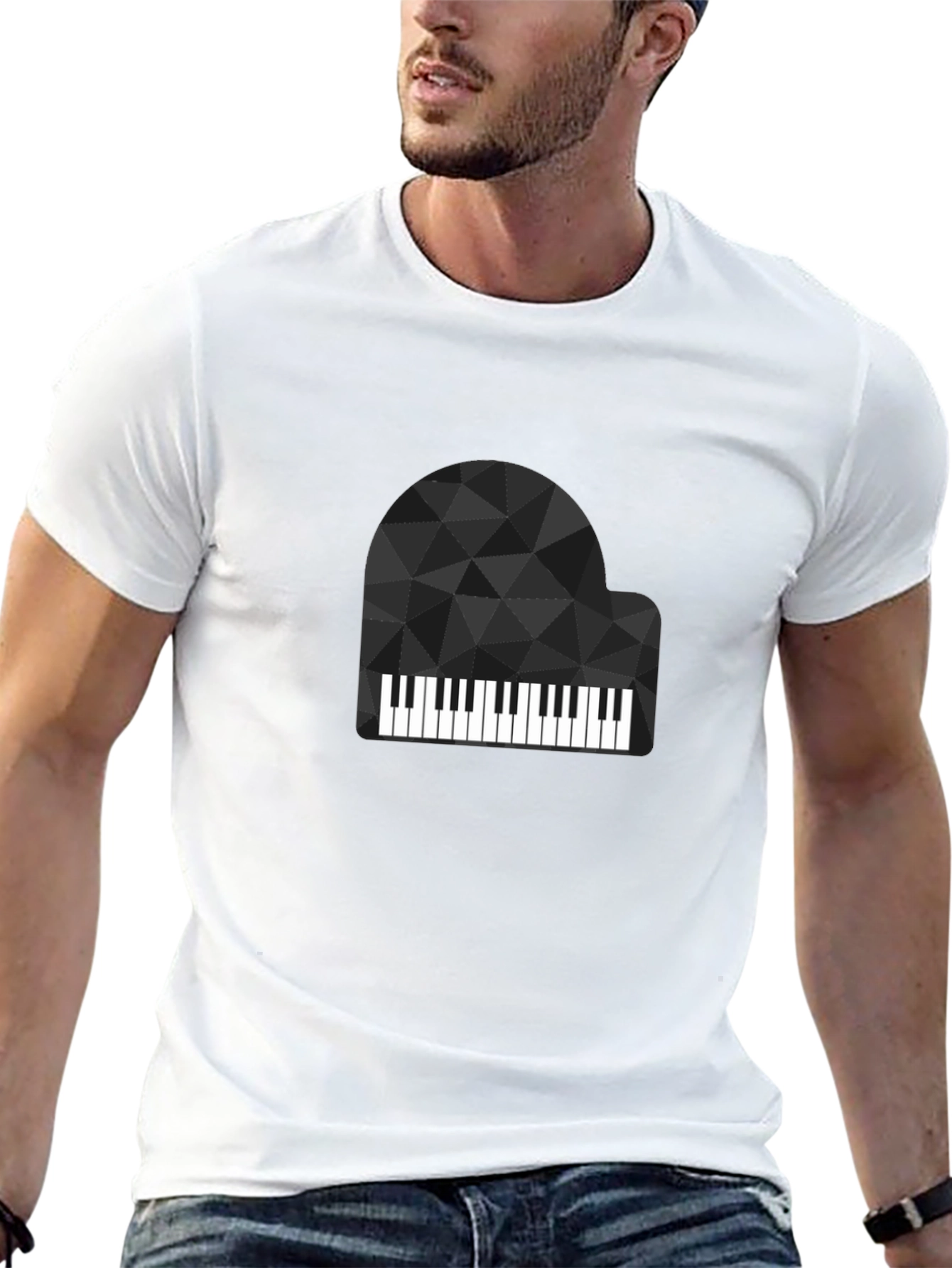 Abstract Piano Graphic Tee